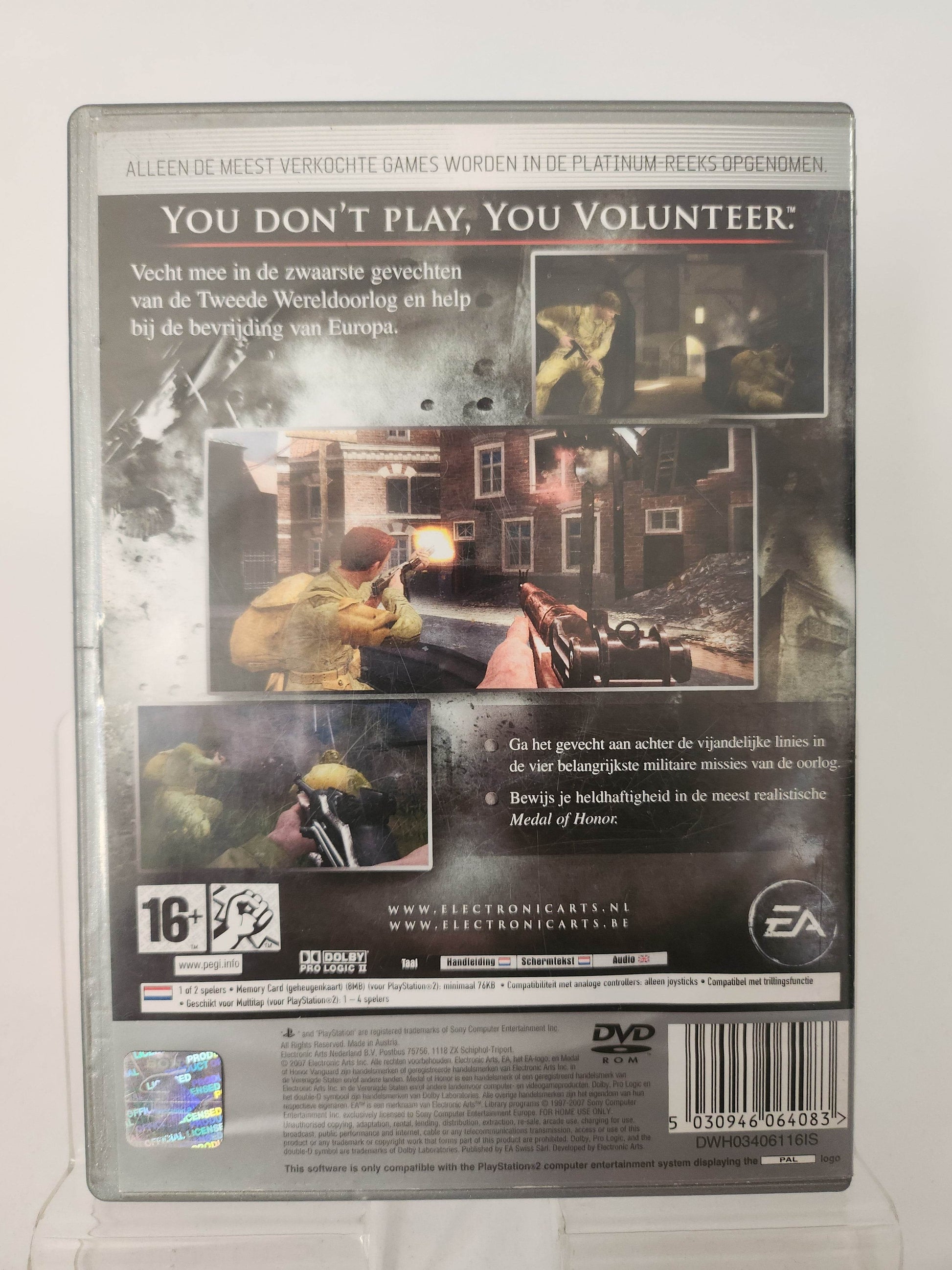 Medal of Honor Vangaurd Platinum Playstation 2 - Feniks Gameshop