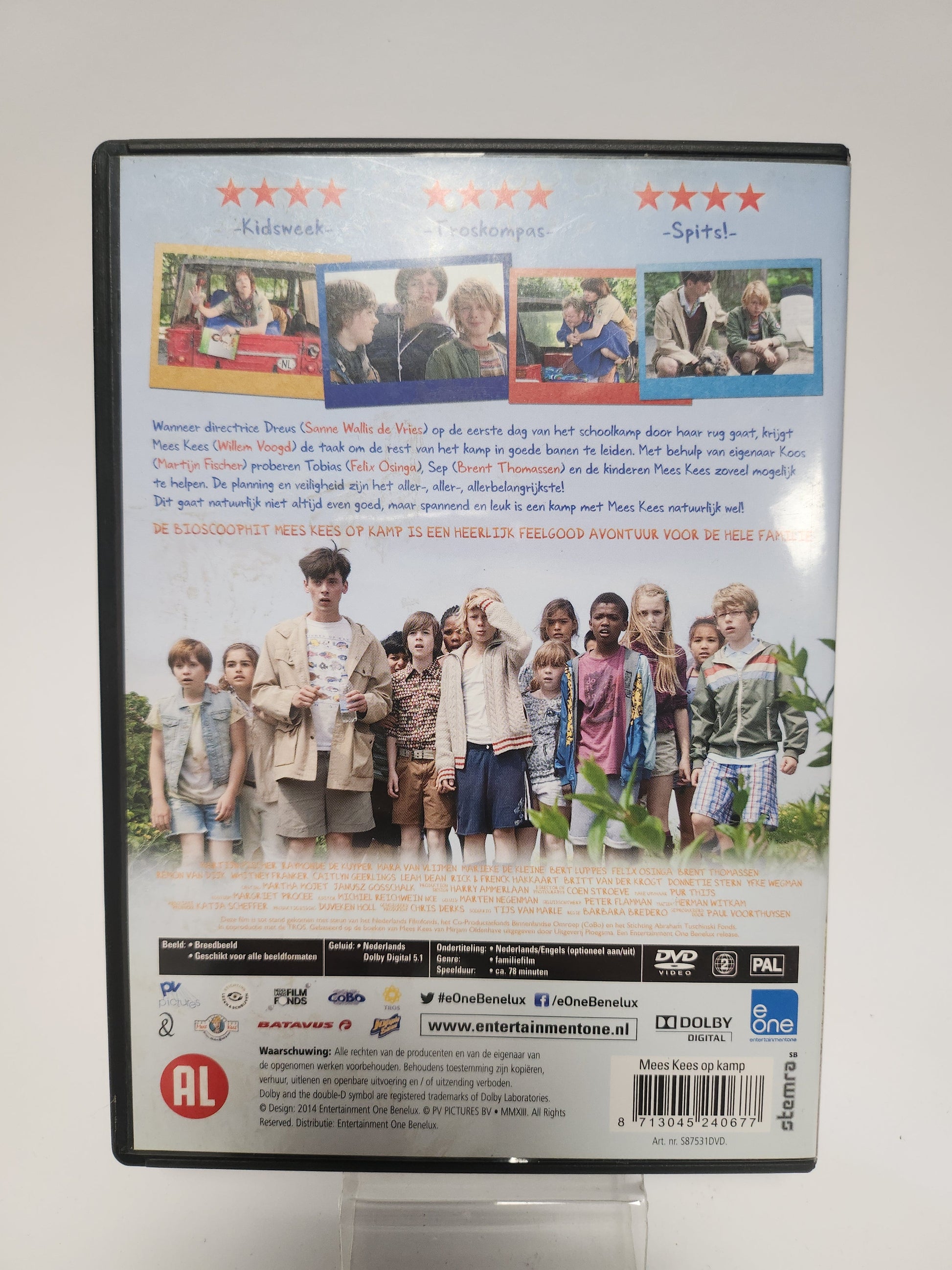 Mees Kees op Kamp DVD Kids - Dvd kids