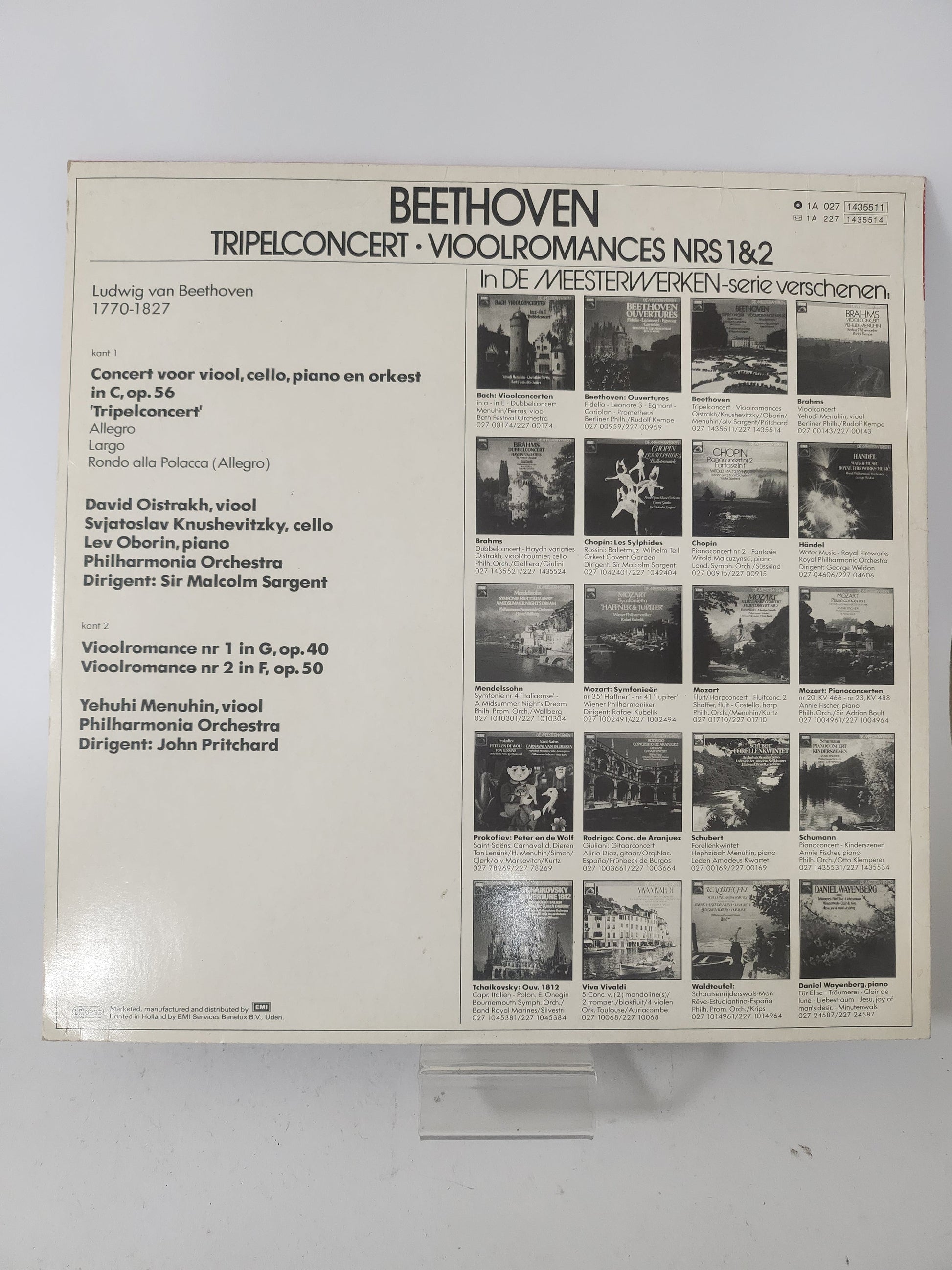 Meesterwerken: Beethoven LP Vinyl - Lp Vinyl