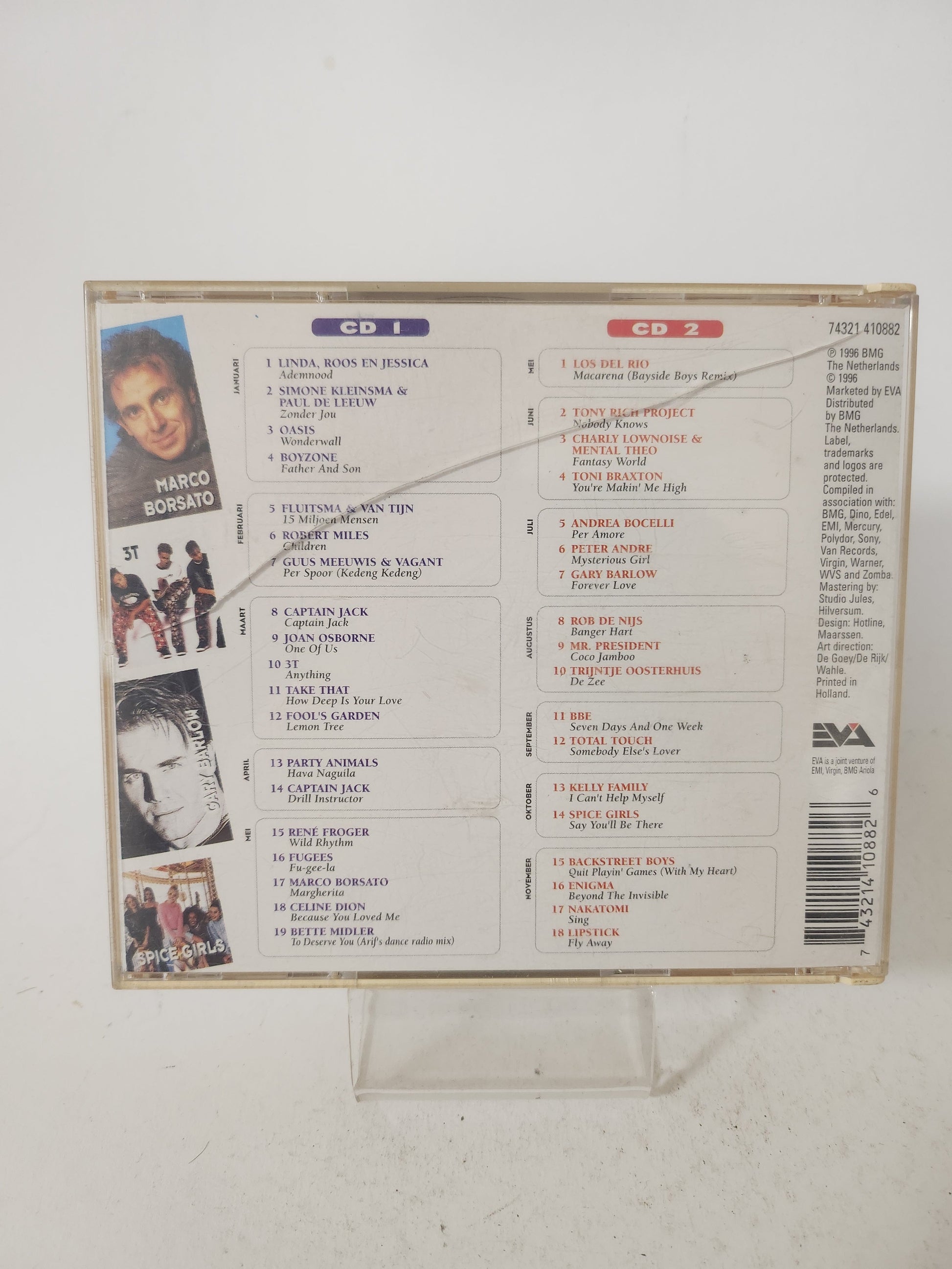 Mega Top 50 1996 Dubbel CD Box - Cd