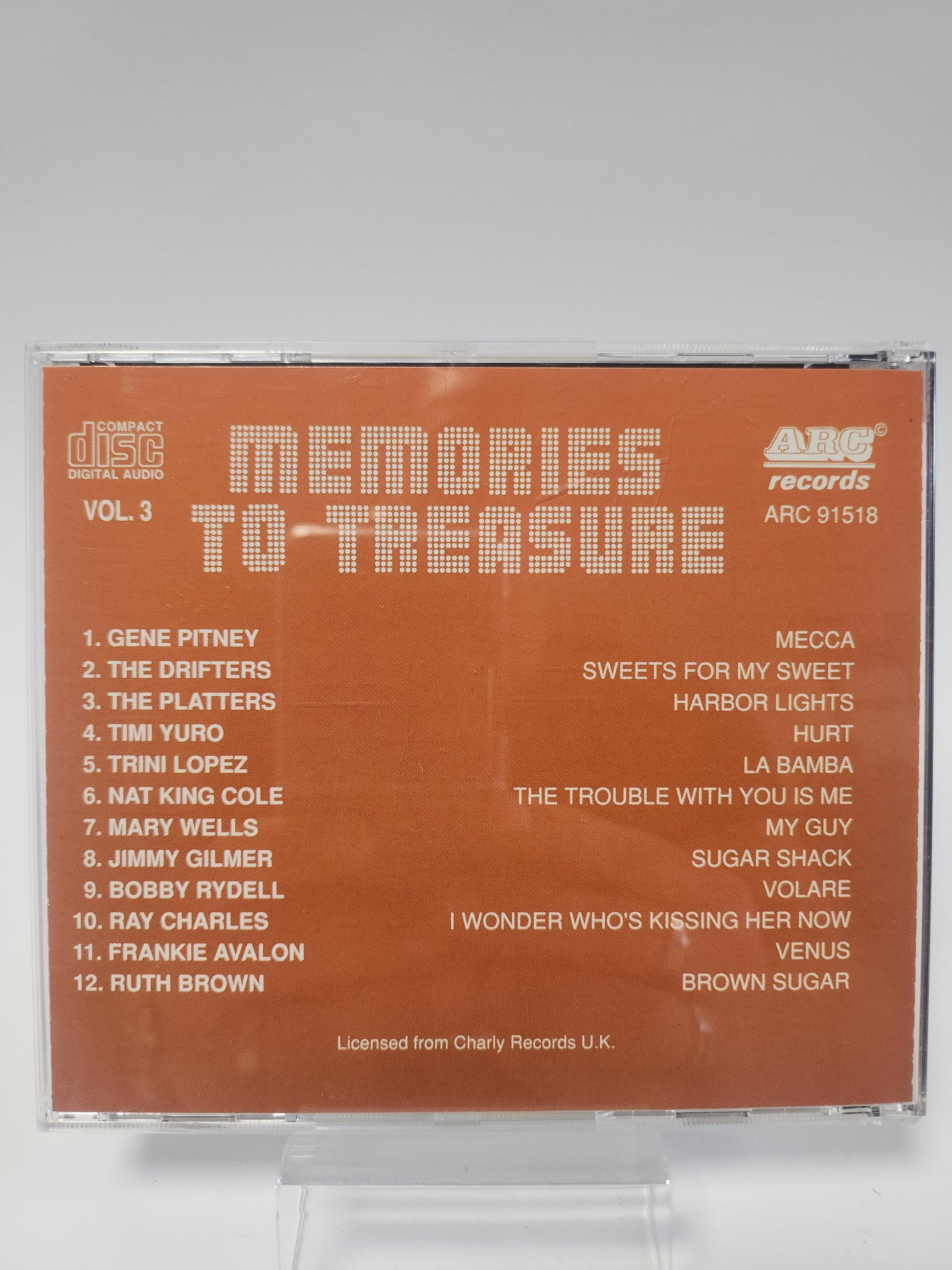Memories to Treasure Volume 3 CD - Cd