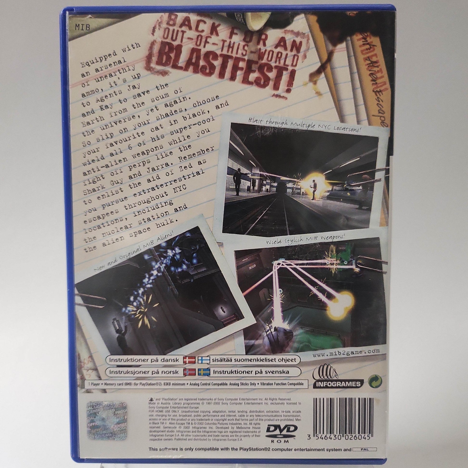 Men in Black II: Alien Escape Playstation 2 - Feniks Gameshop