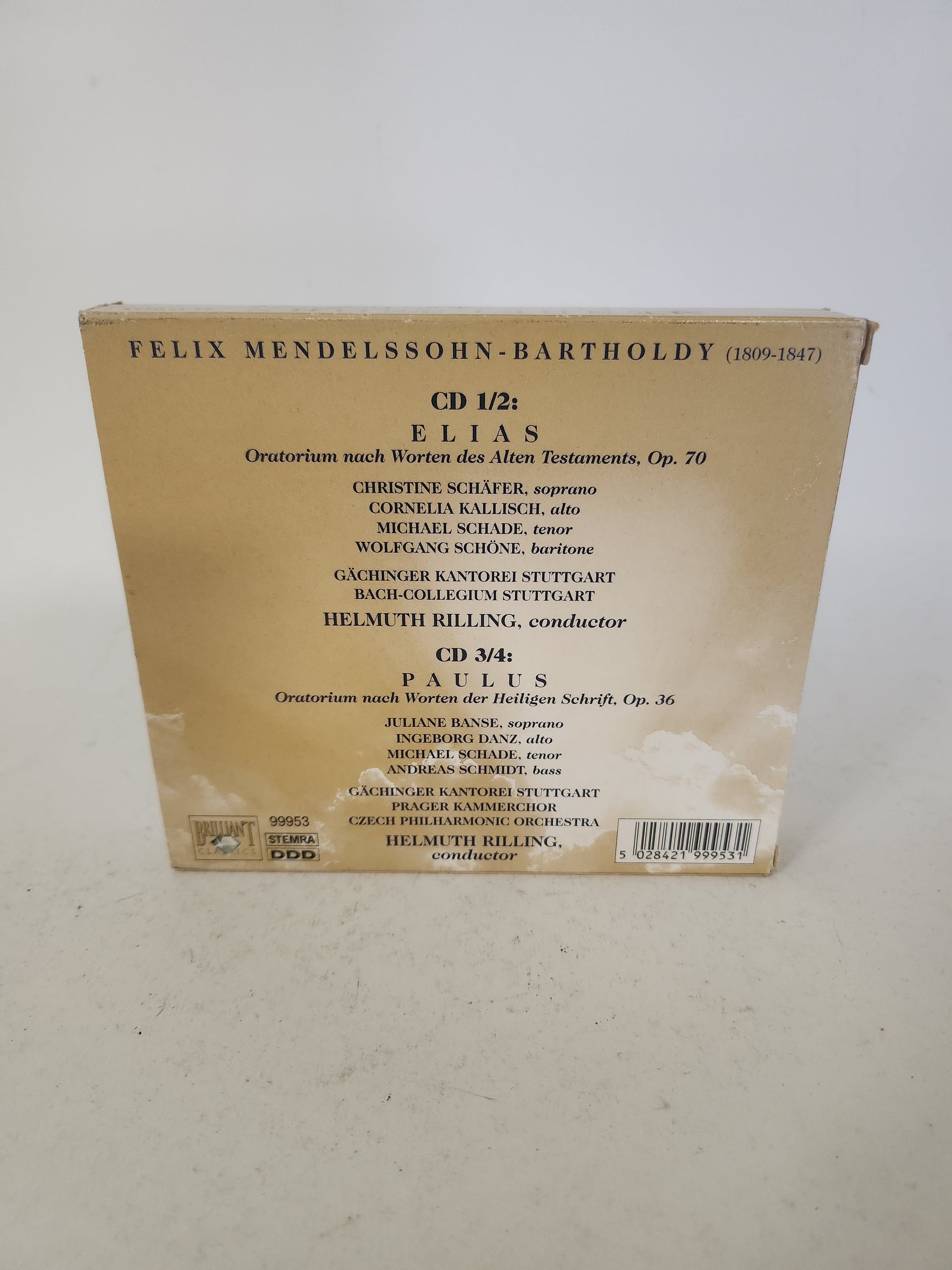 Mendelssohn: Elias & Paulus CD Box - Cd
