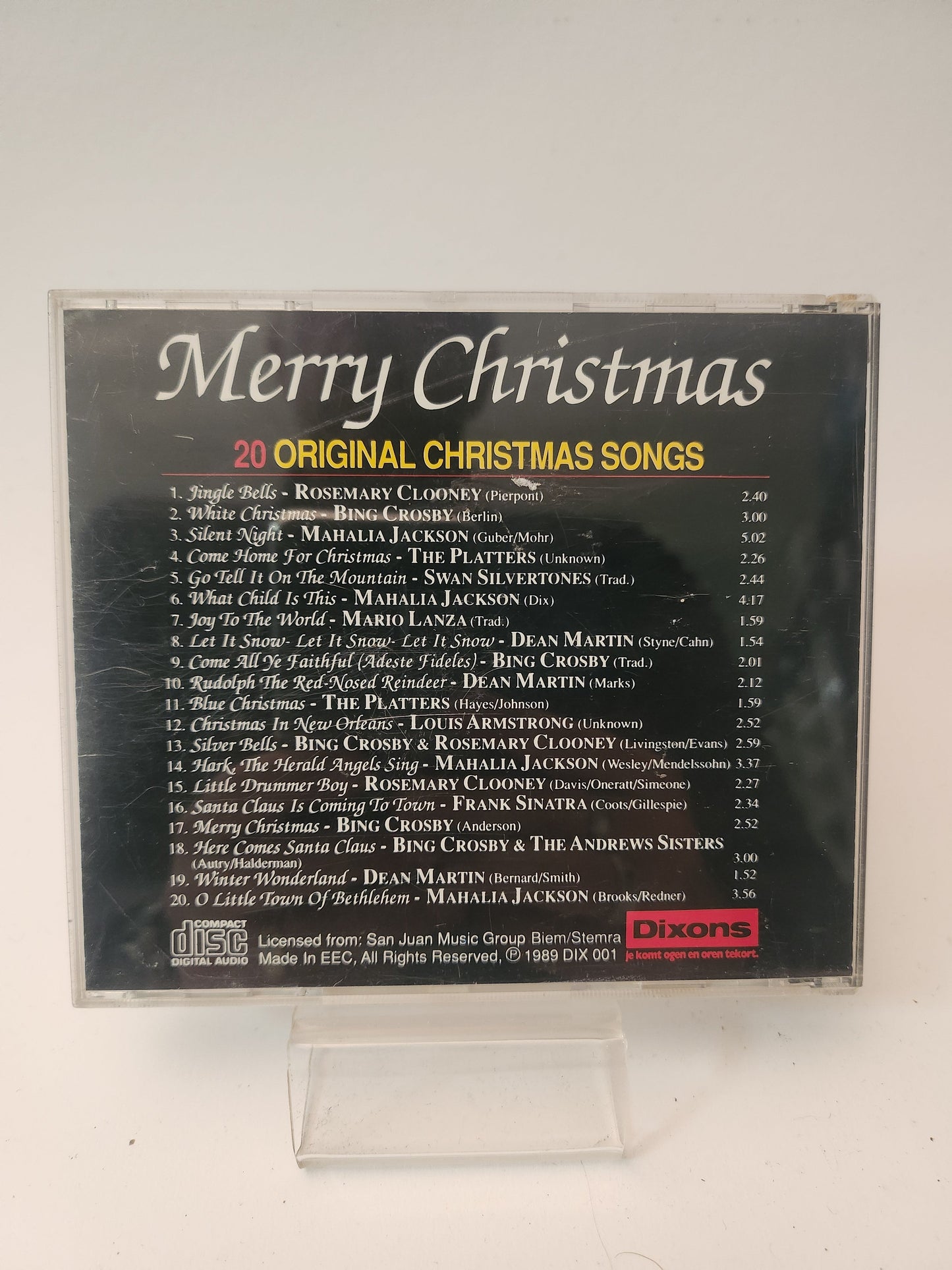 Merry Christmas: 20 Original Christmas Songs CD - Cd
