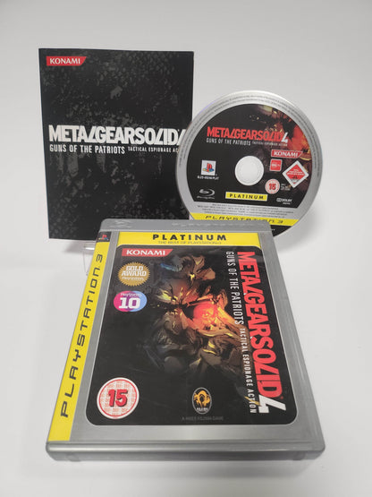 Metal Gear Solid 2 Guns of the Patriots Platinum Playstation 3 - Feniks Gameshop