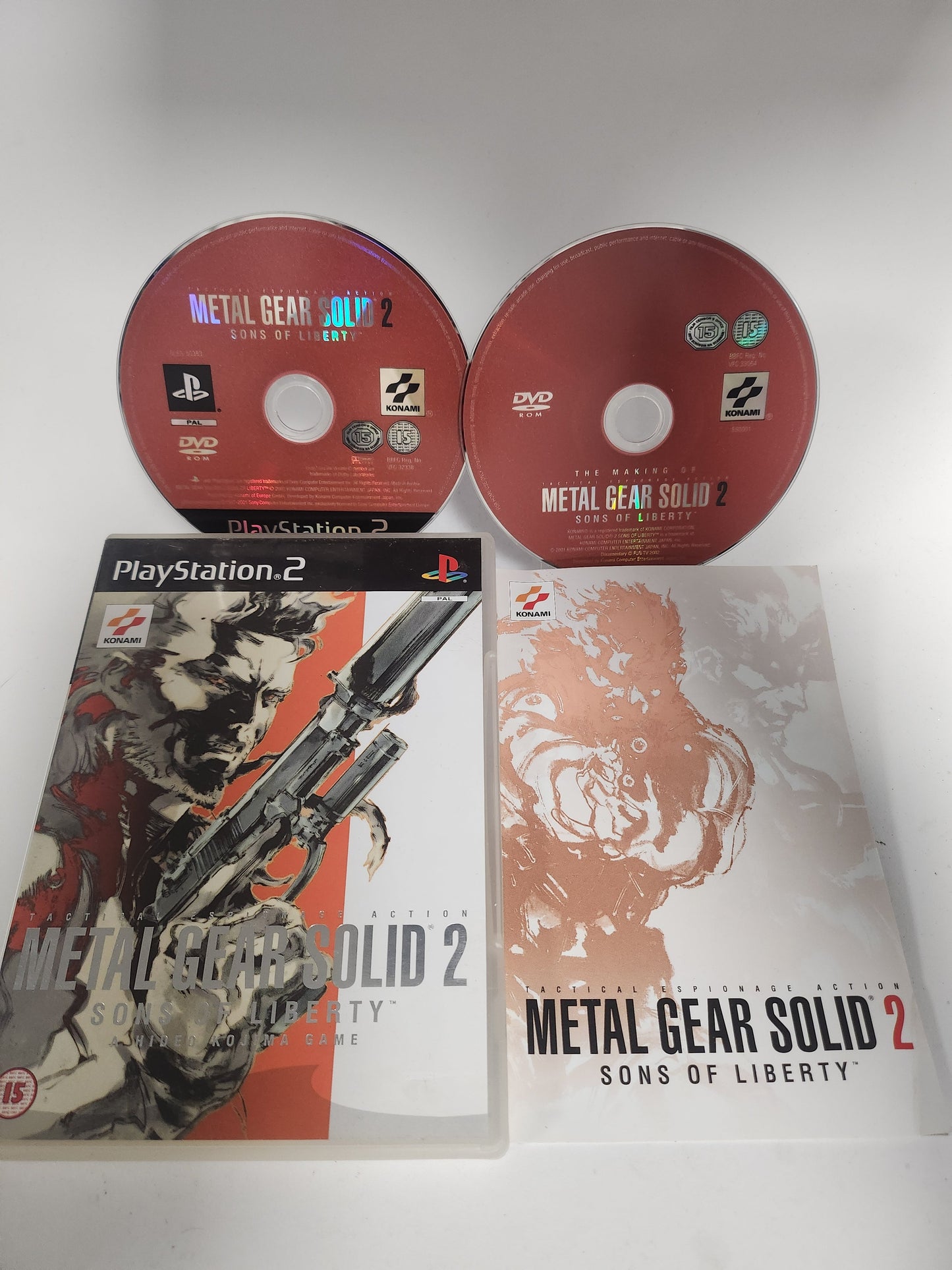 Metal Gear Solid 2 Sons of Liberty Playstation 2 - Playstation 2 Games