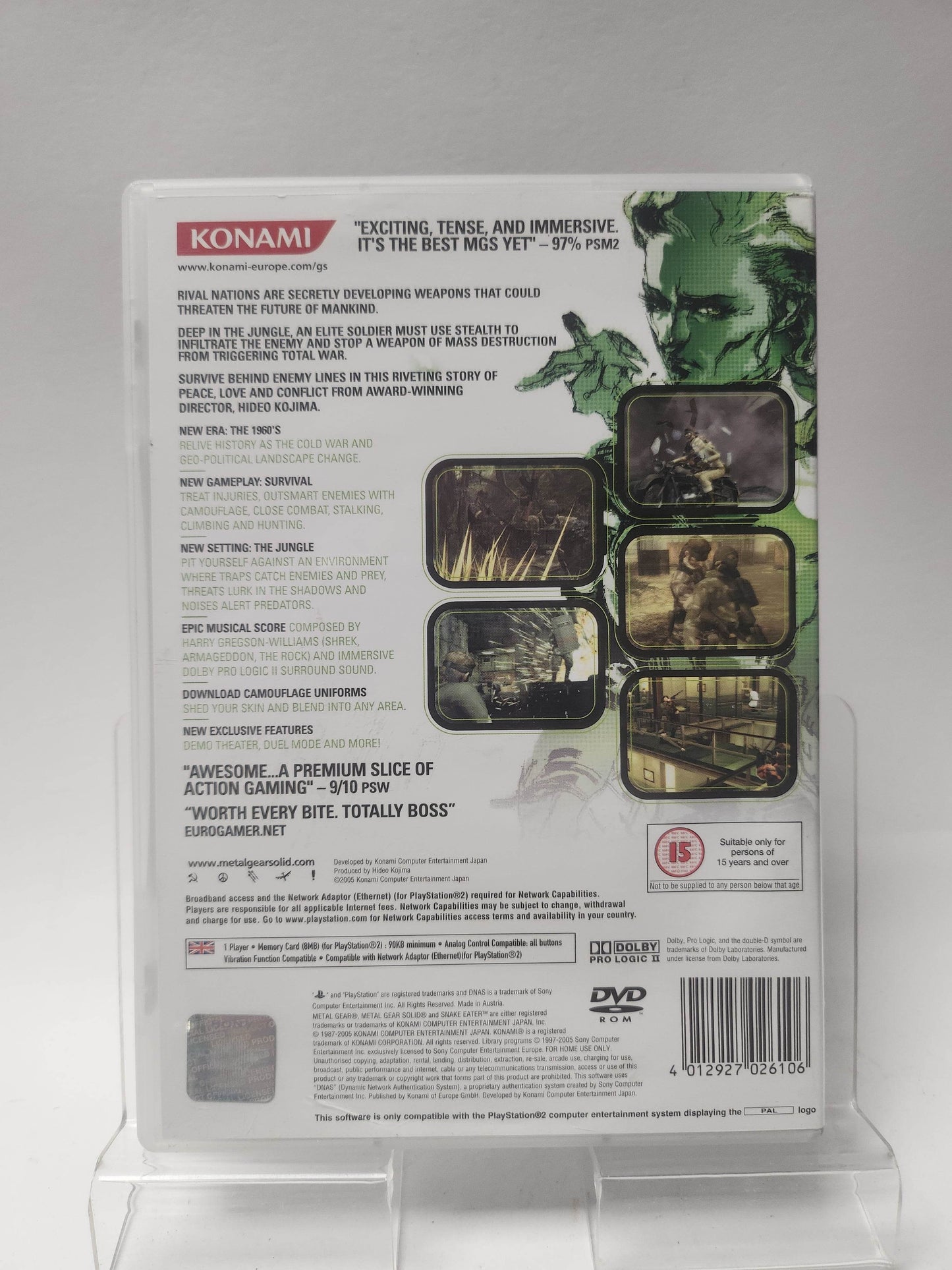 Metal Gear Solid 3 Snake Eater Playstation 2 - Feniks Gameshop