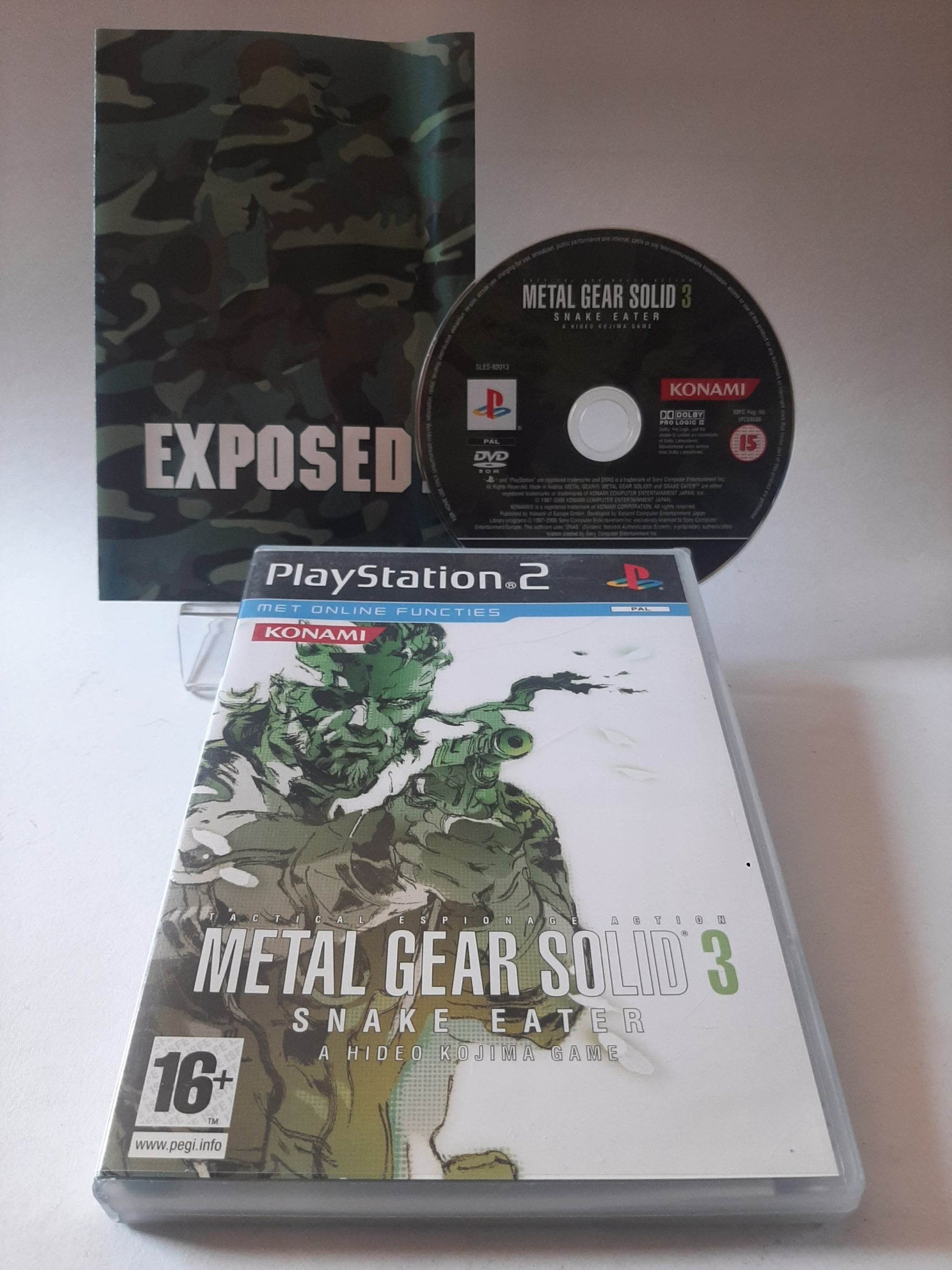 Metal Gear Solid 3 Snake Eater Playstation 2 - Feniks Gameshop