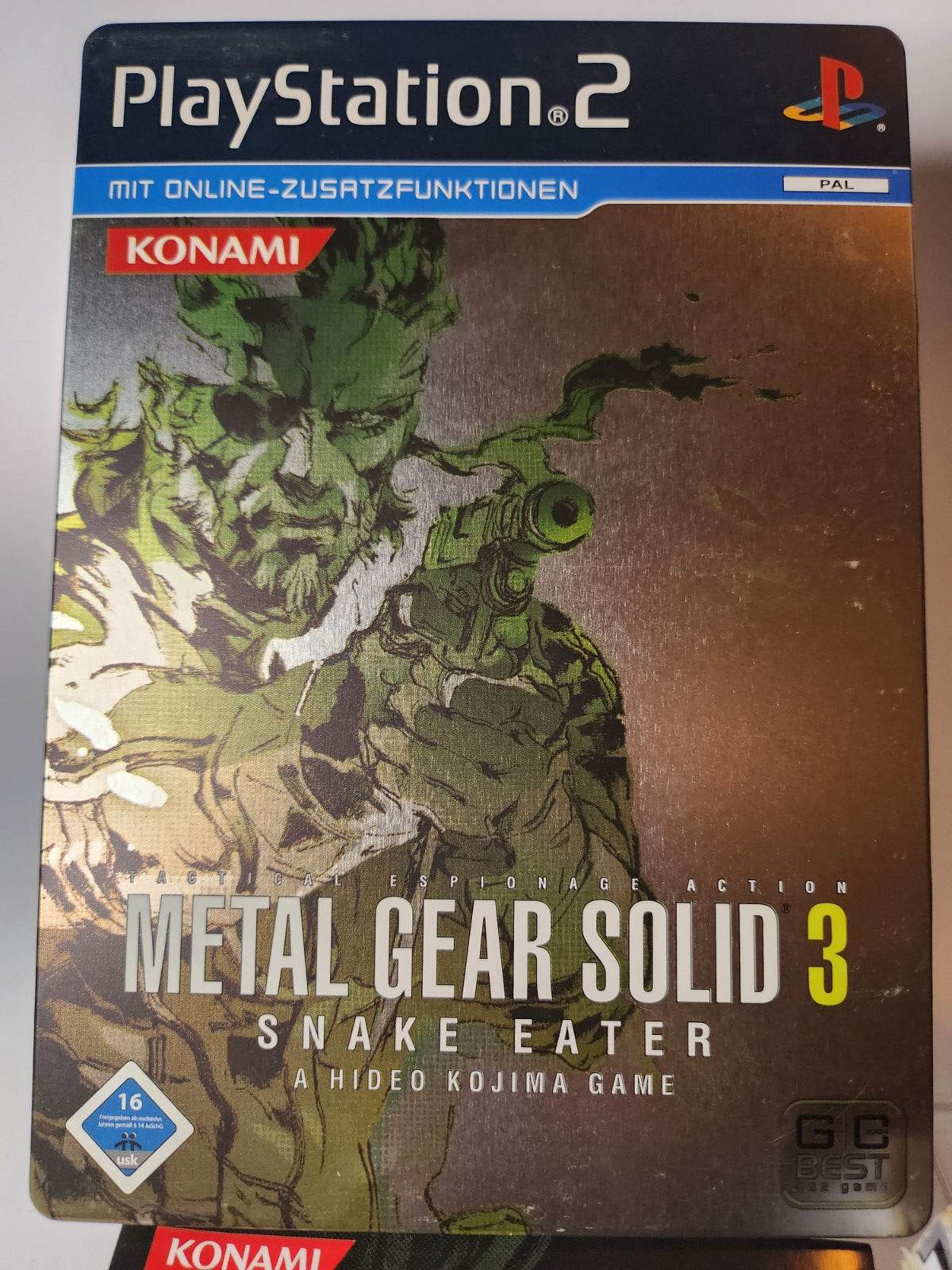 Metal Gear Solid 3 Snake Eater Steelcase Playstation 2 - Feniks Gameshop