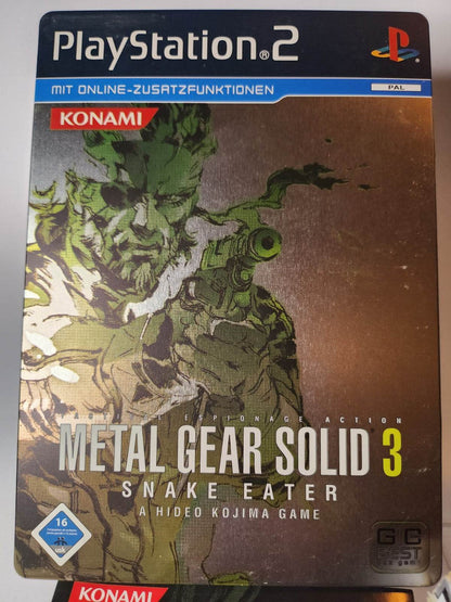 Metal Gear Solid 3 Snake Eater Steelcase Playstation 2 - Feniks Gameshop