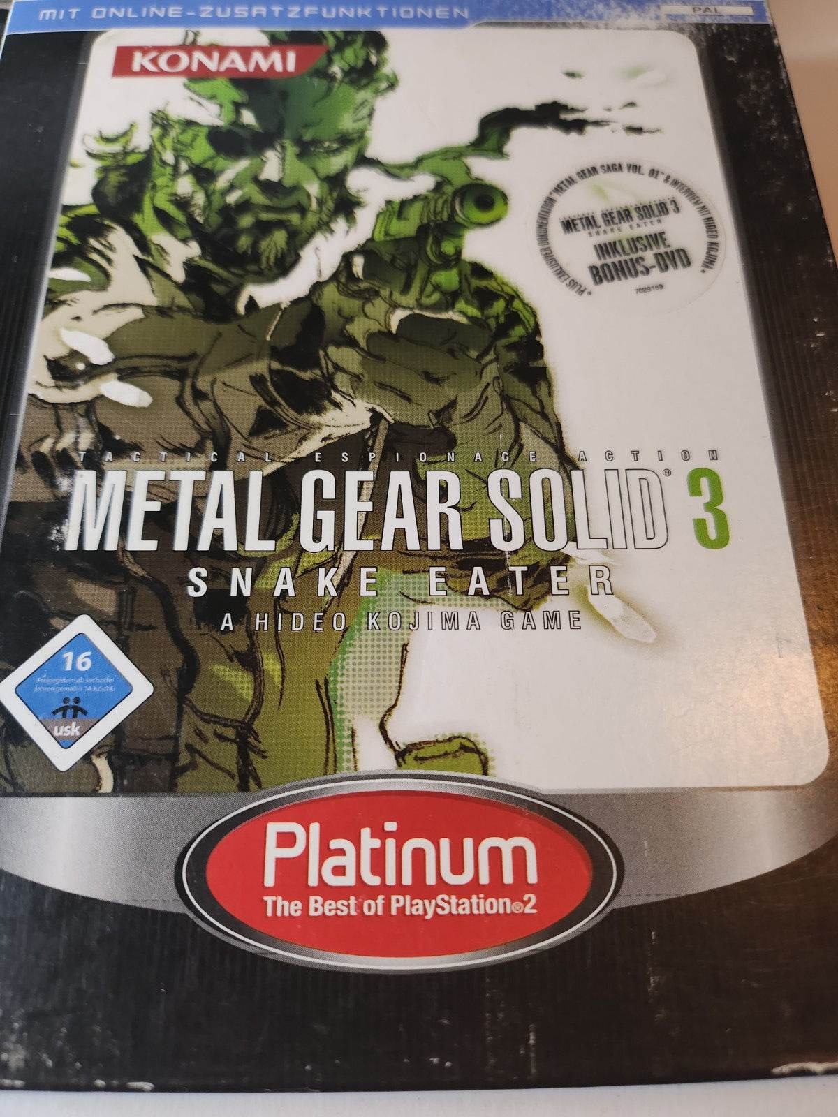 Metal Gear Solid 3 Snake Eater Steelcase Playstation 2 - Feniks Gameshop