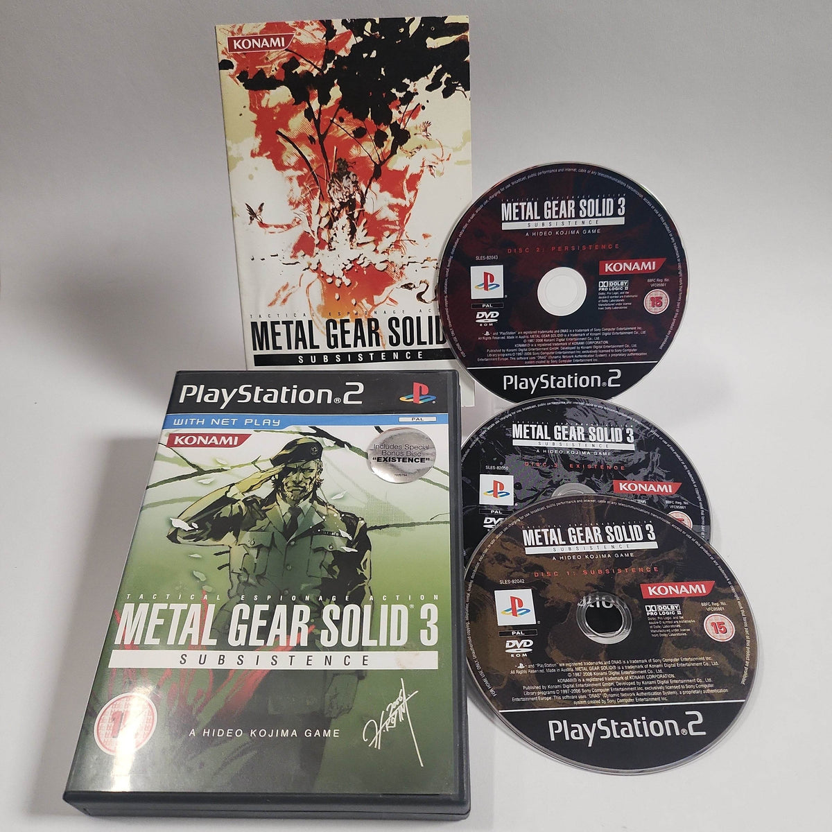 Metal Gear Solid 3 Subsistence Playstation 2 - Feniks Gameshop