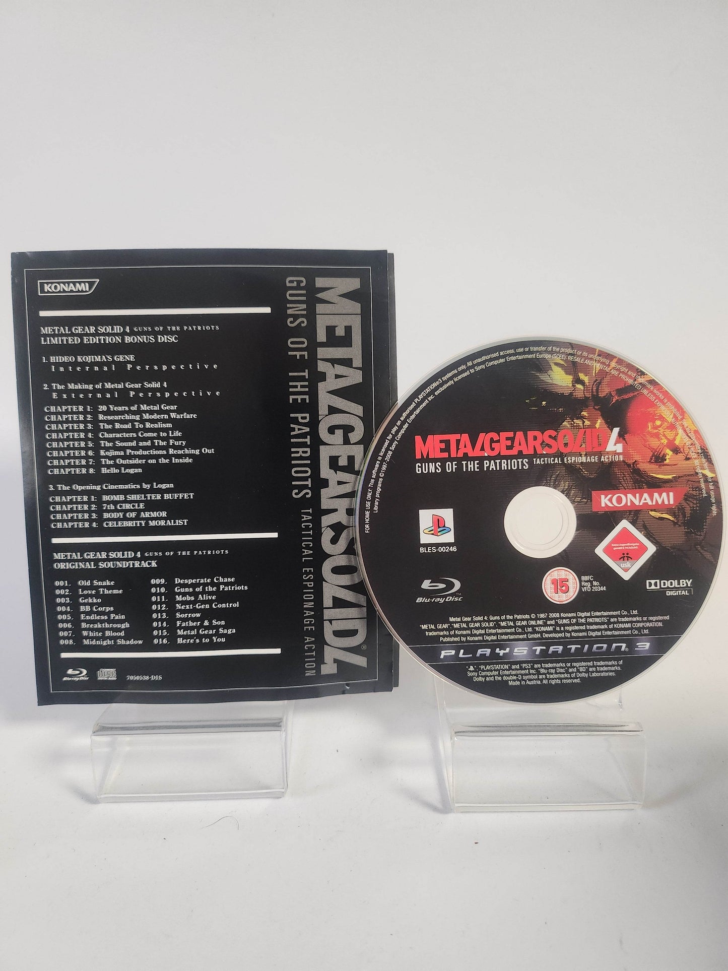 Metal Gear Solid 4 + Soundtrack Playstation 3 - Feniks Gameshop