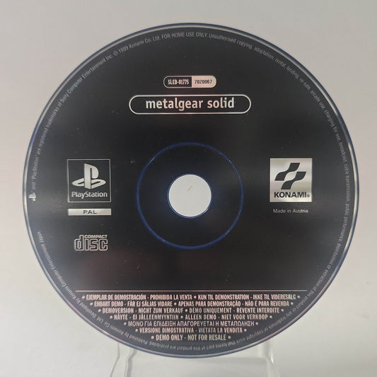 Metal Gear Solid Demo Disc (Disc Only) Playstation 1 - Feniks Gameshop