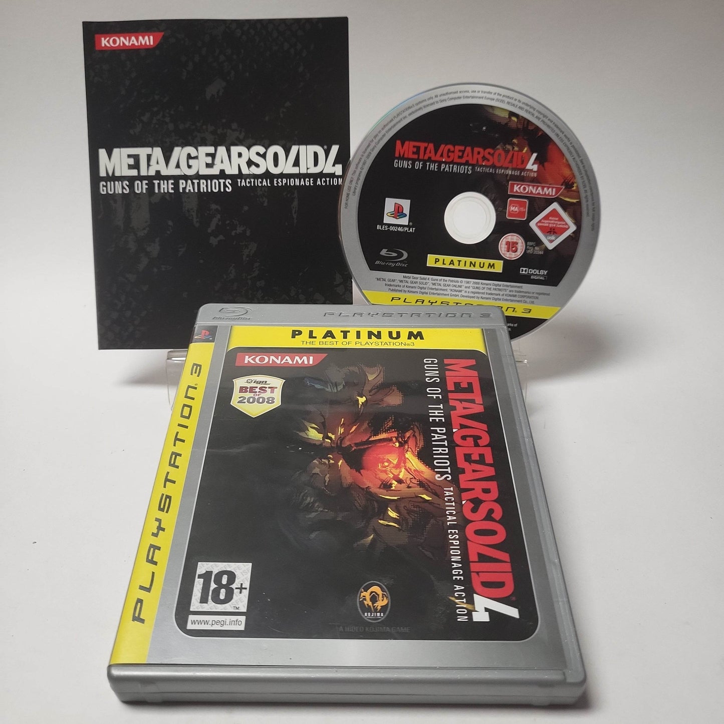 Metal Gear Solid Guns of Patriots Platinum PS3 - Feniks Gameshop