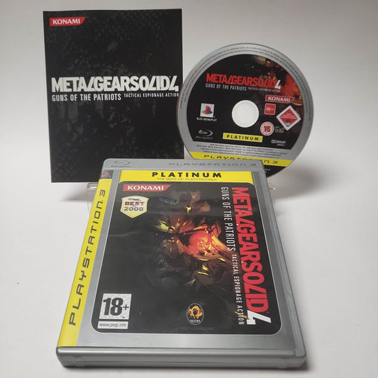 Metal Gear Solid Guns of Patriots Platinum PS3 - Feniks Gameshop