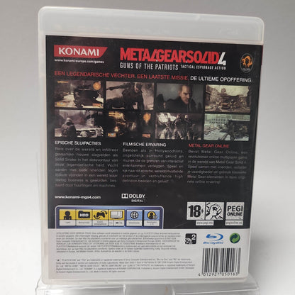 Metal Gear Solid Guns of Patriots Slipcover PS3 - Feniks Gameshop