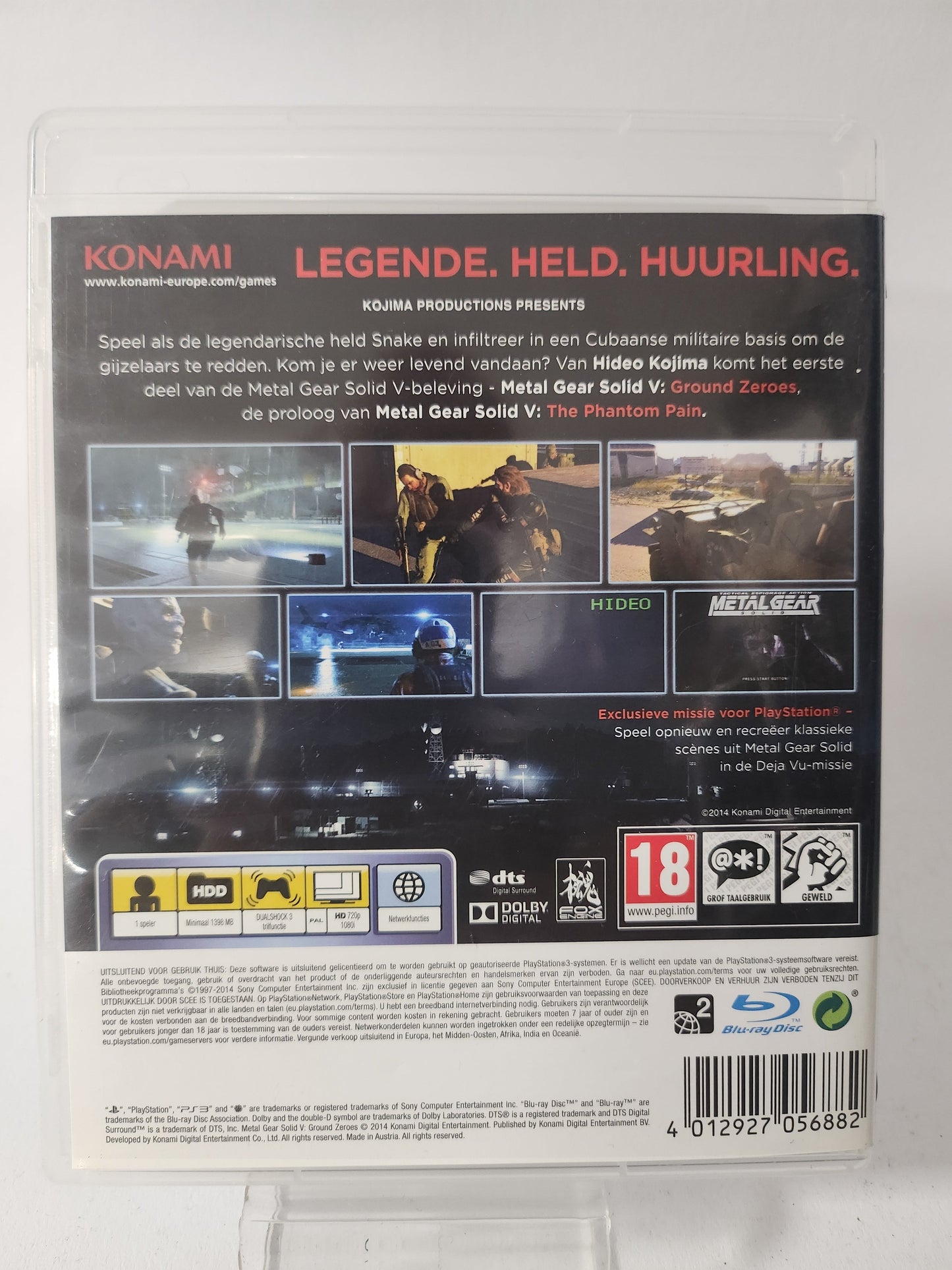 Metal Gear Solid V Ground Zeroes (No Book) PlayStation 3 - playstation 3 Games