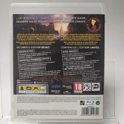 Metro Last Light Limited Edition Playstation 3 - Feniks Gameshop