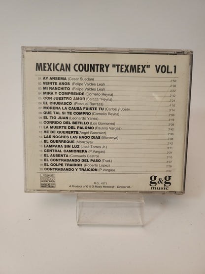 Mexican Country ’Texmex’ Volume 1 CD - Cd