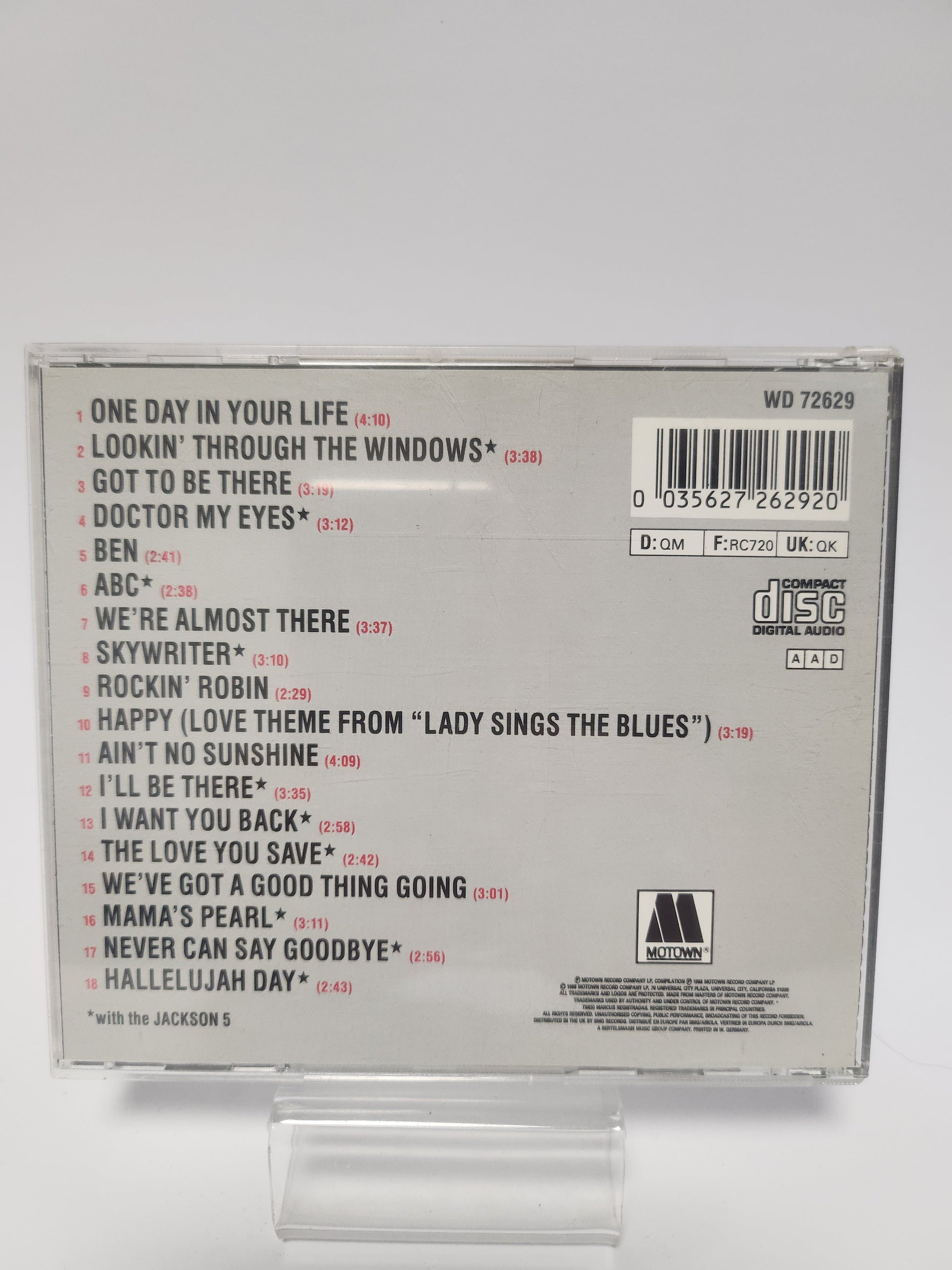 Michael Jackson with the Jackson 5: 18 Greatest Hits CD - Cd