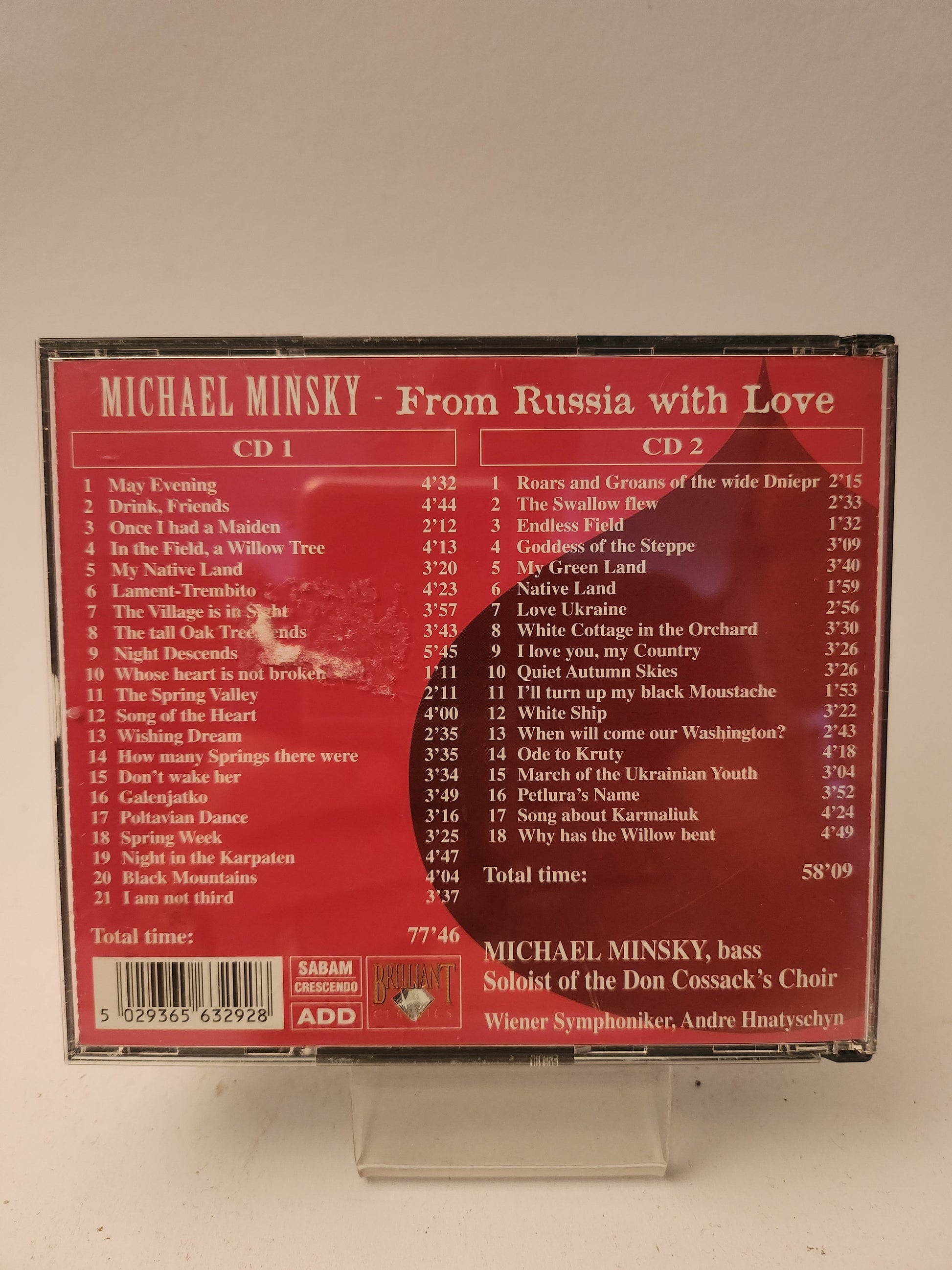 Michael Minsky: From Russia with Love CD - Cd