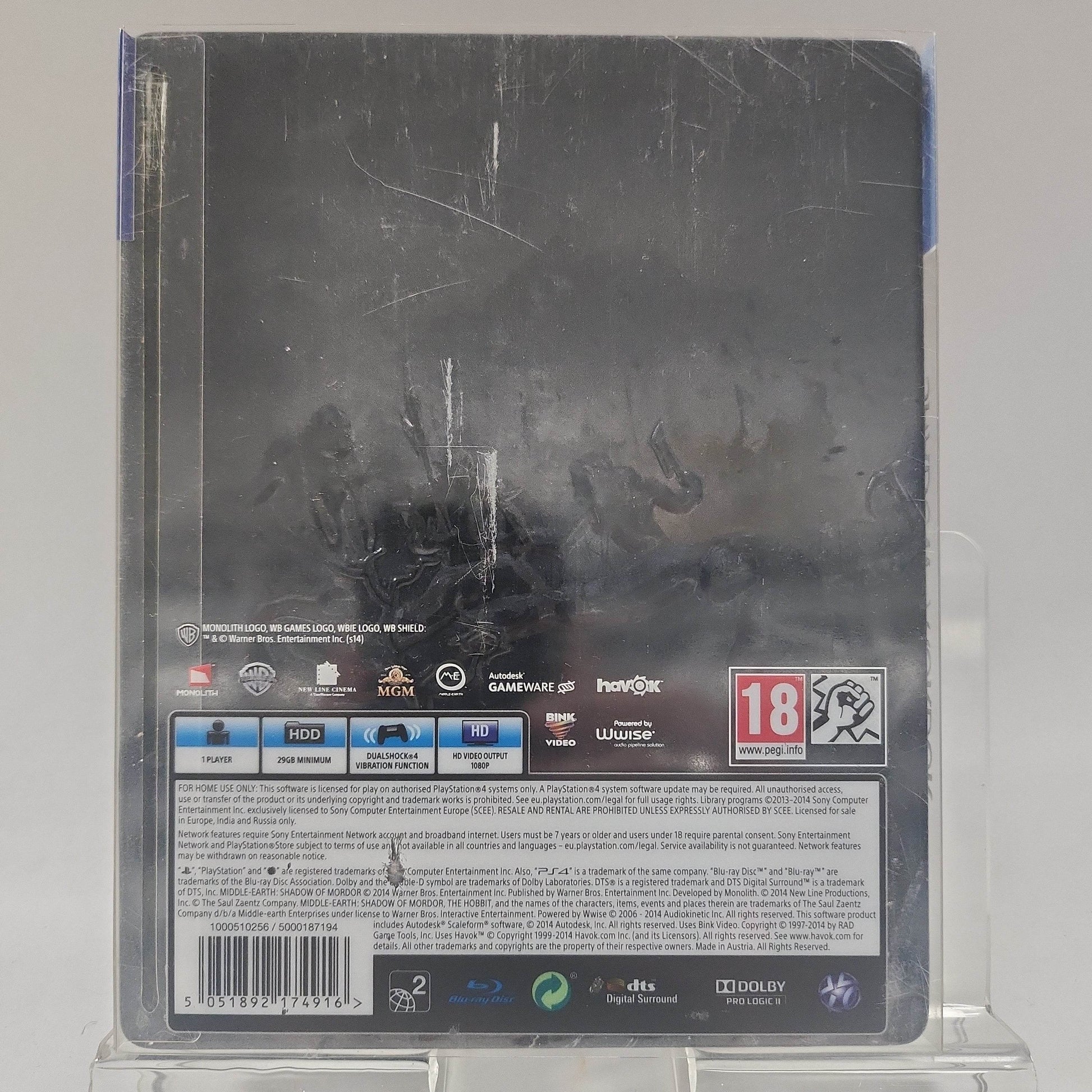 Shadow of Mordor Steelcase Playstation 4 - Feniks Gameshop