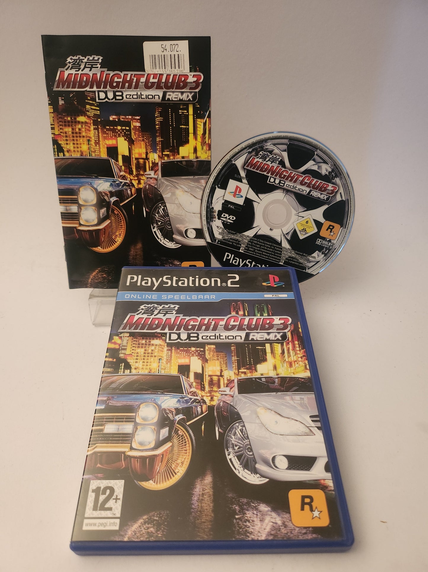 Midnight Club 3: DUB Edition Remix Playstation 2 - Playstation 2 Games