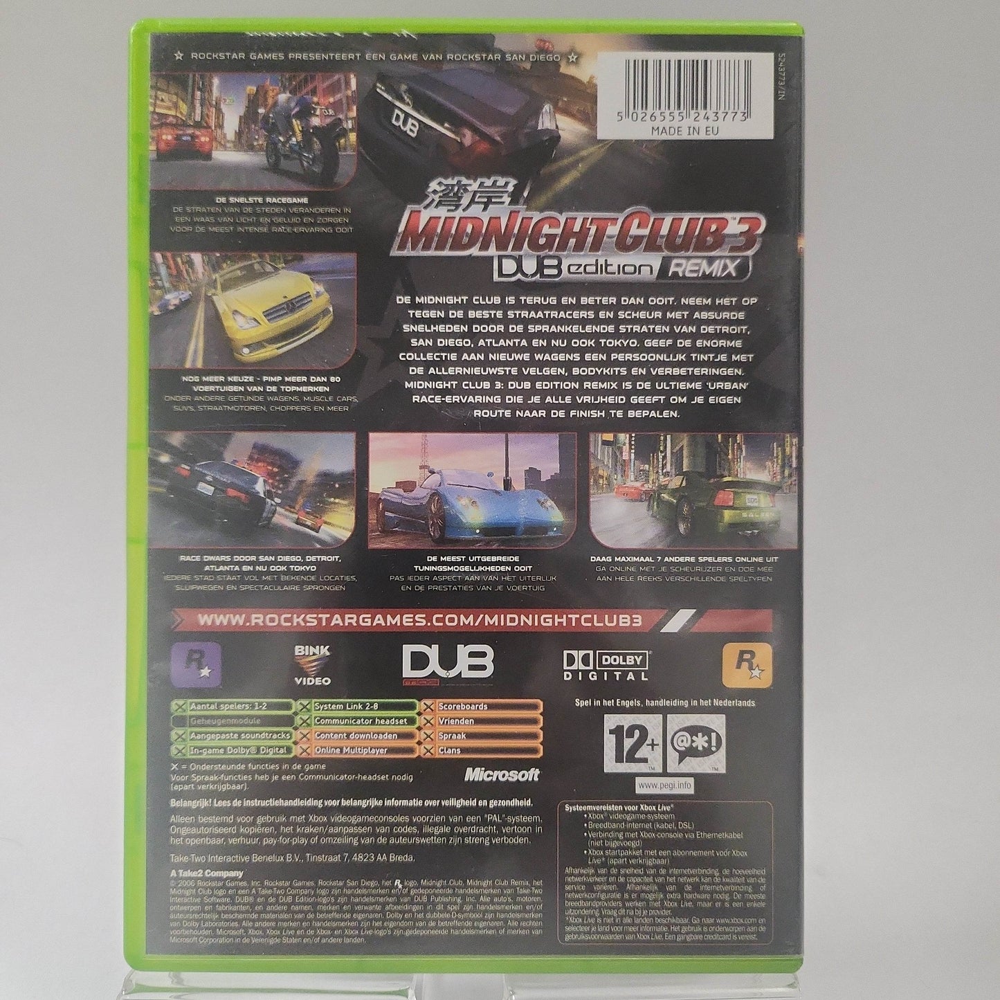 Midnight Club 3 DUB Edition Remix Xbox Original - Feniks Gameshop