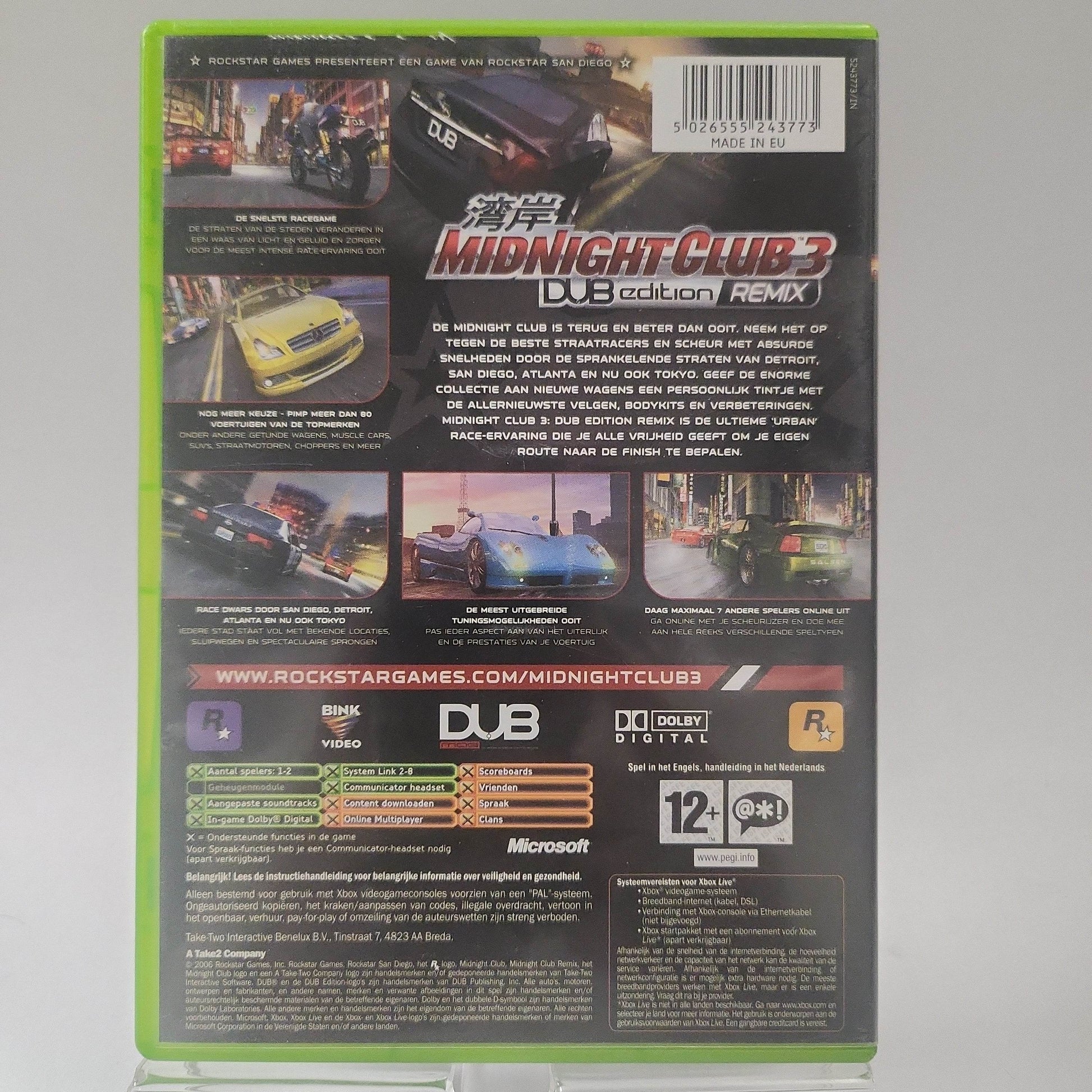 Midnight Club 3 DUB Edition Remix Xbox Original - Feniks Gameshop