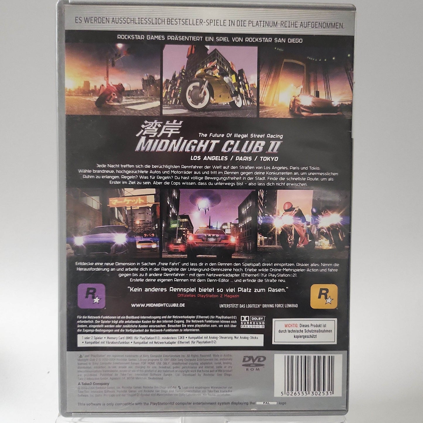 Midnight Club II Platinum Edition Playstation 2 - Feniks Gameshop