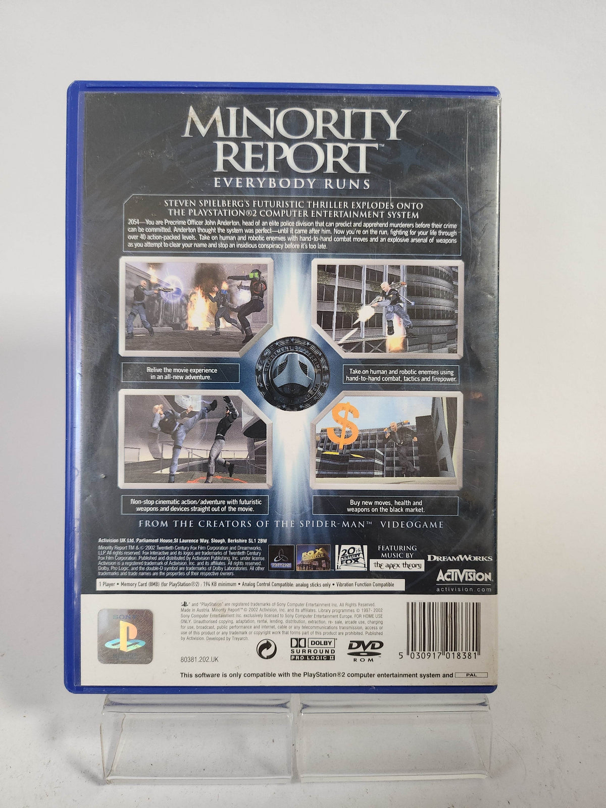Minority Report Playstation 2 - Feniks Gameshop