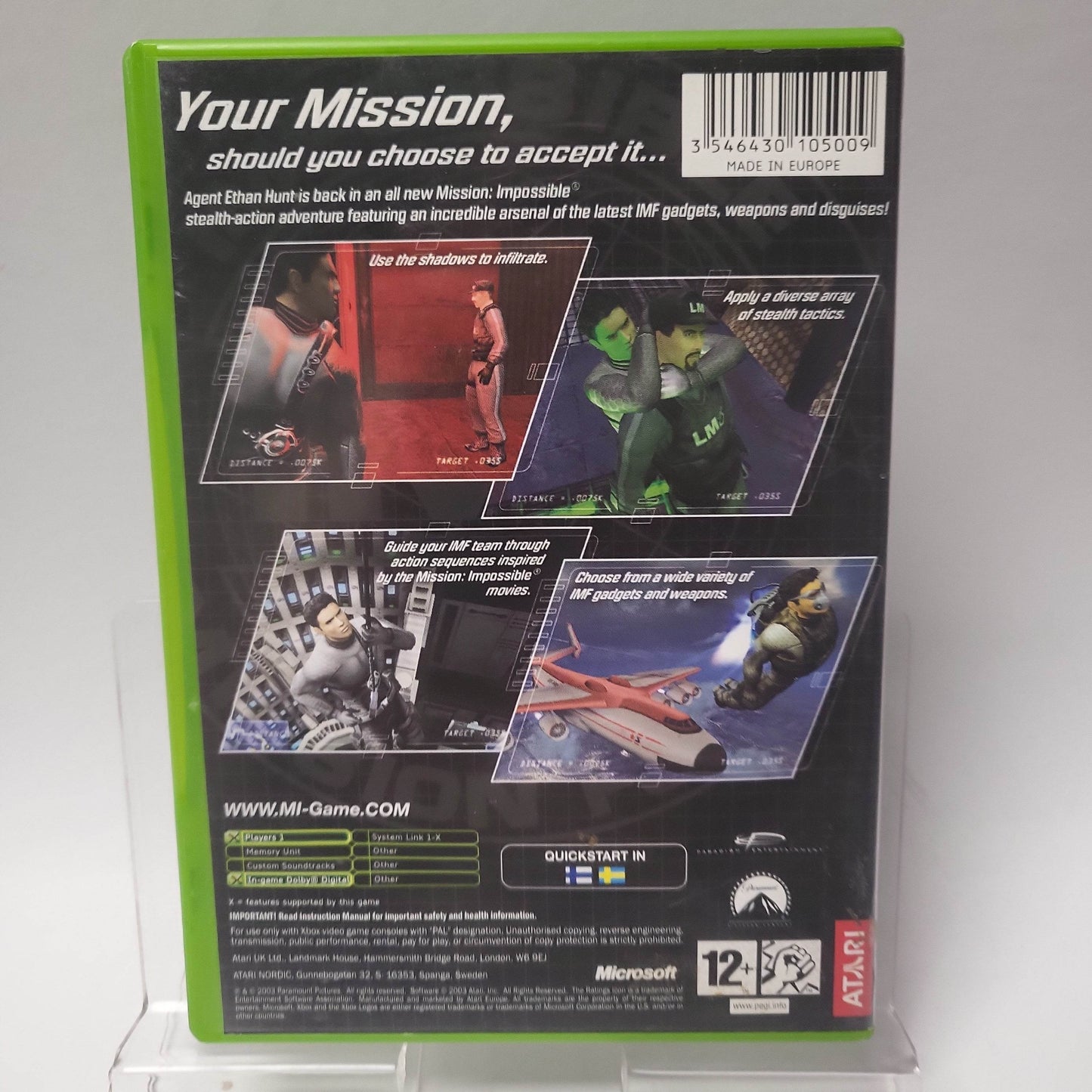 Mission: Impossible Operation Surma Xbox Original - Feniks Gameshop