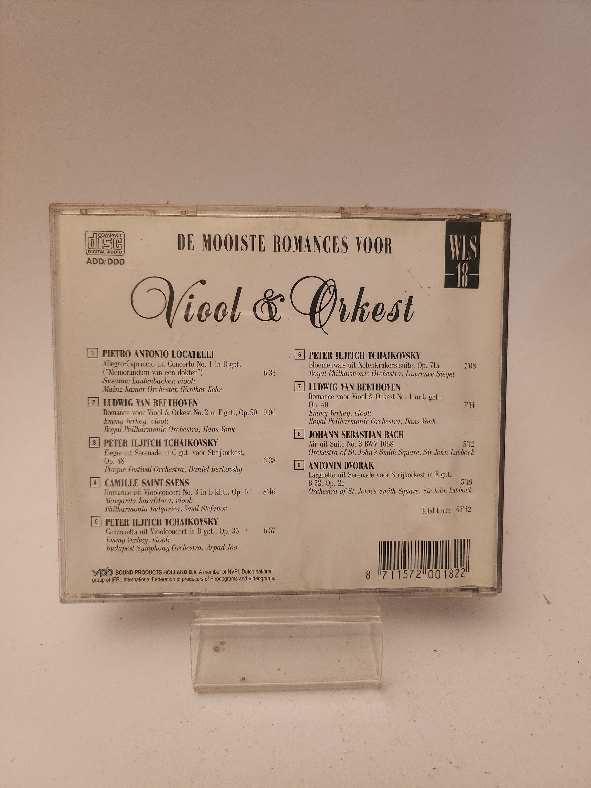 Mooiste Romances voor Viool & Orkest CD - Cd