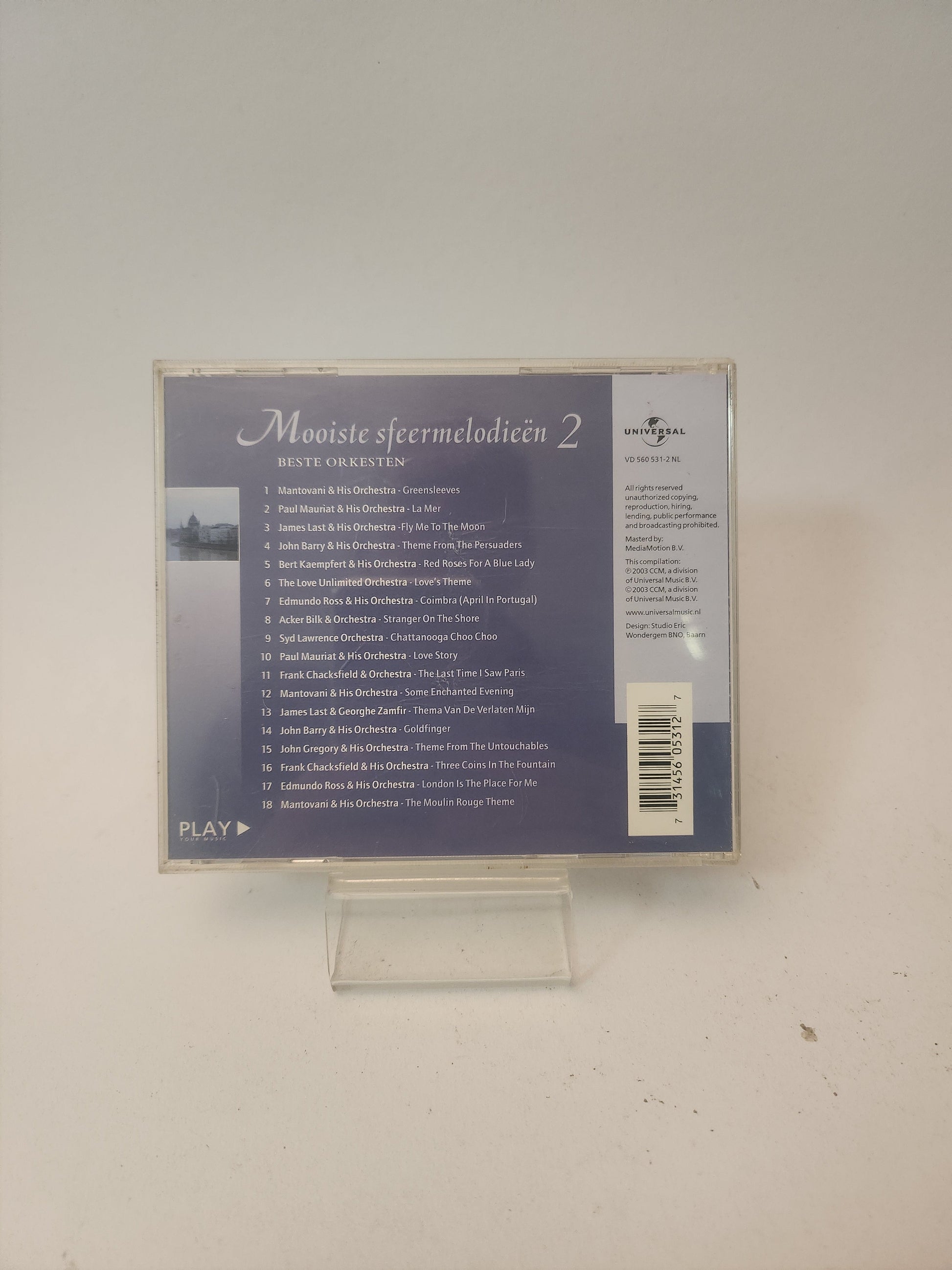 Mooiste Sfeermelodieën 2 CD - Cd