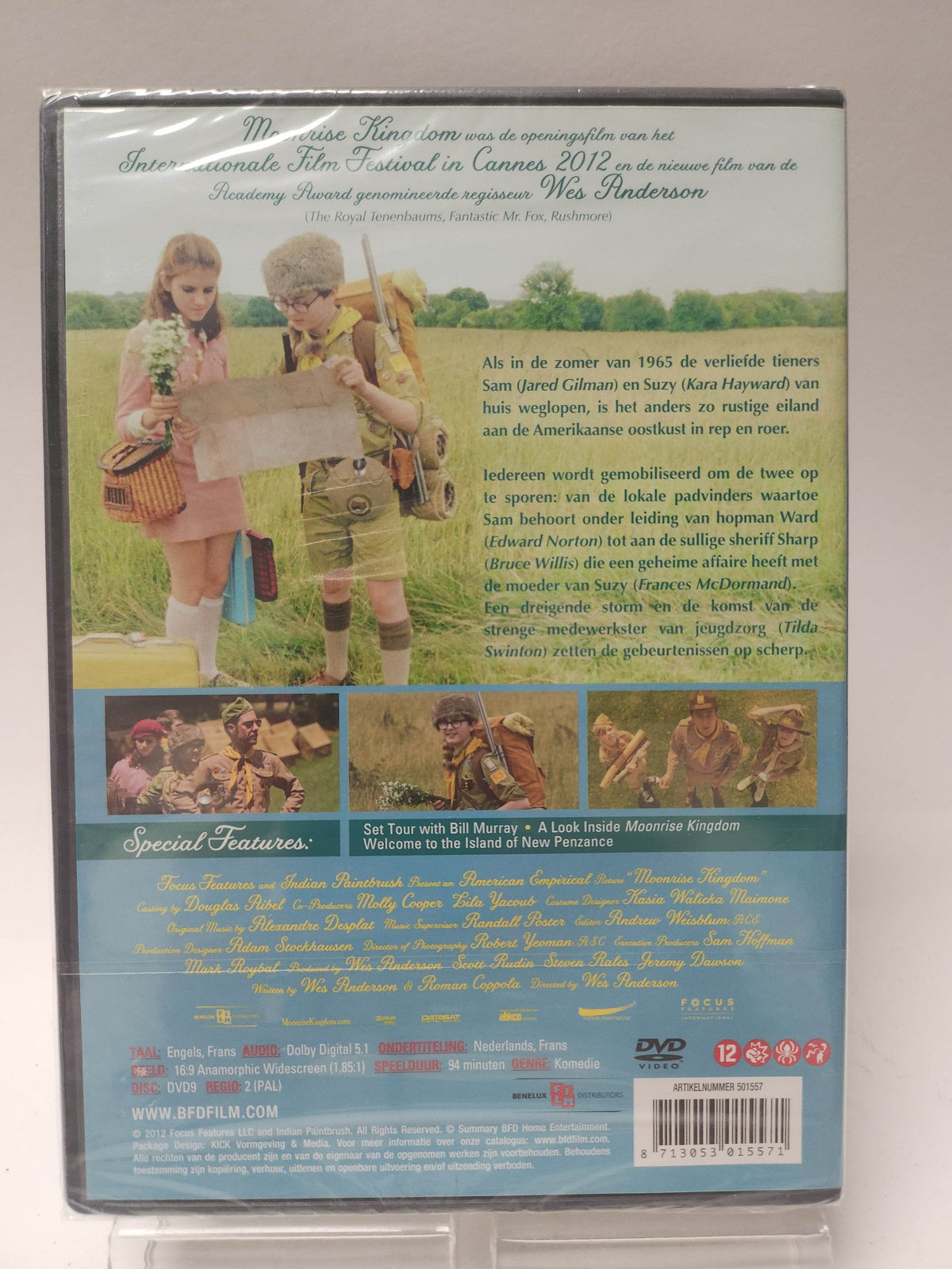 Moonrise Kingdom Geseald DVD - Feniks Gameshop