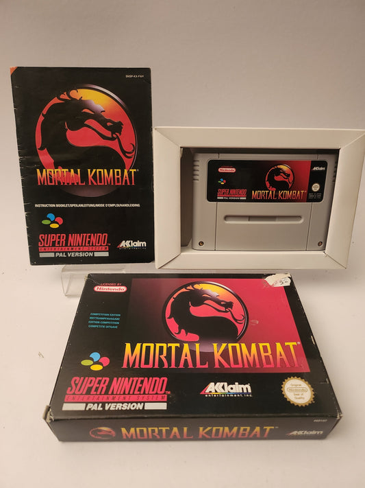 Mortal Kombat Boxed SNES - Nintendo SNES Games