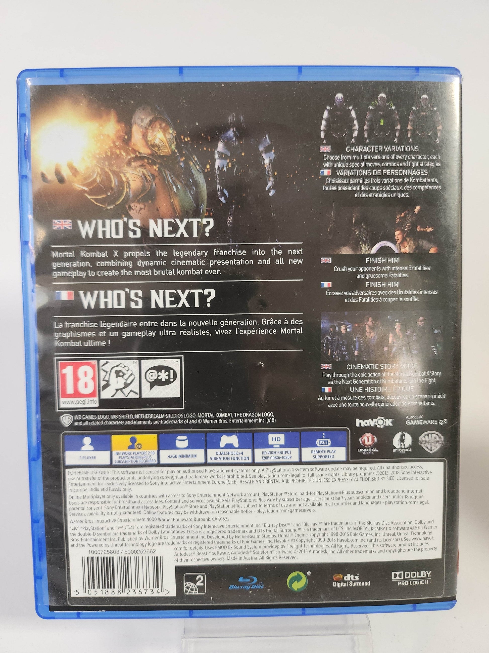 Mortal Kombat X Playstation 4 - Feniks Gameshop