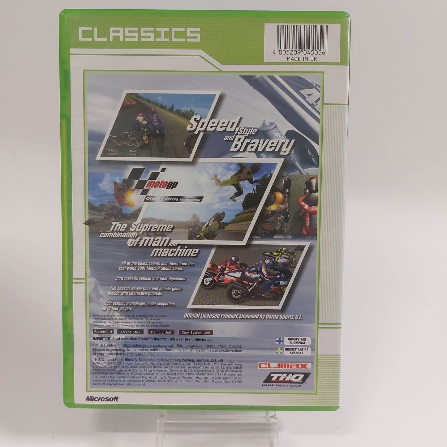 MotoGP Ultimate Racing Technology Classics Xbox Original - Feniks Gameshop