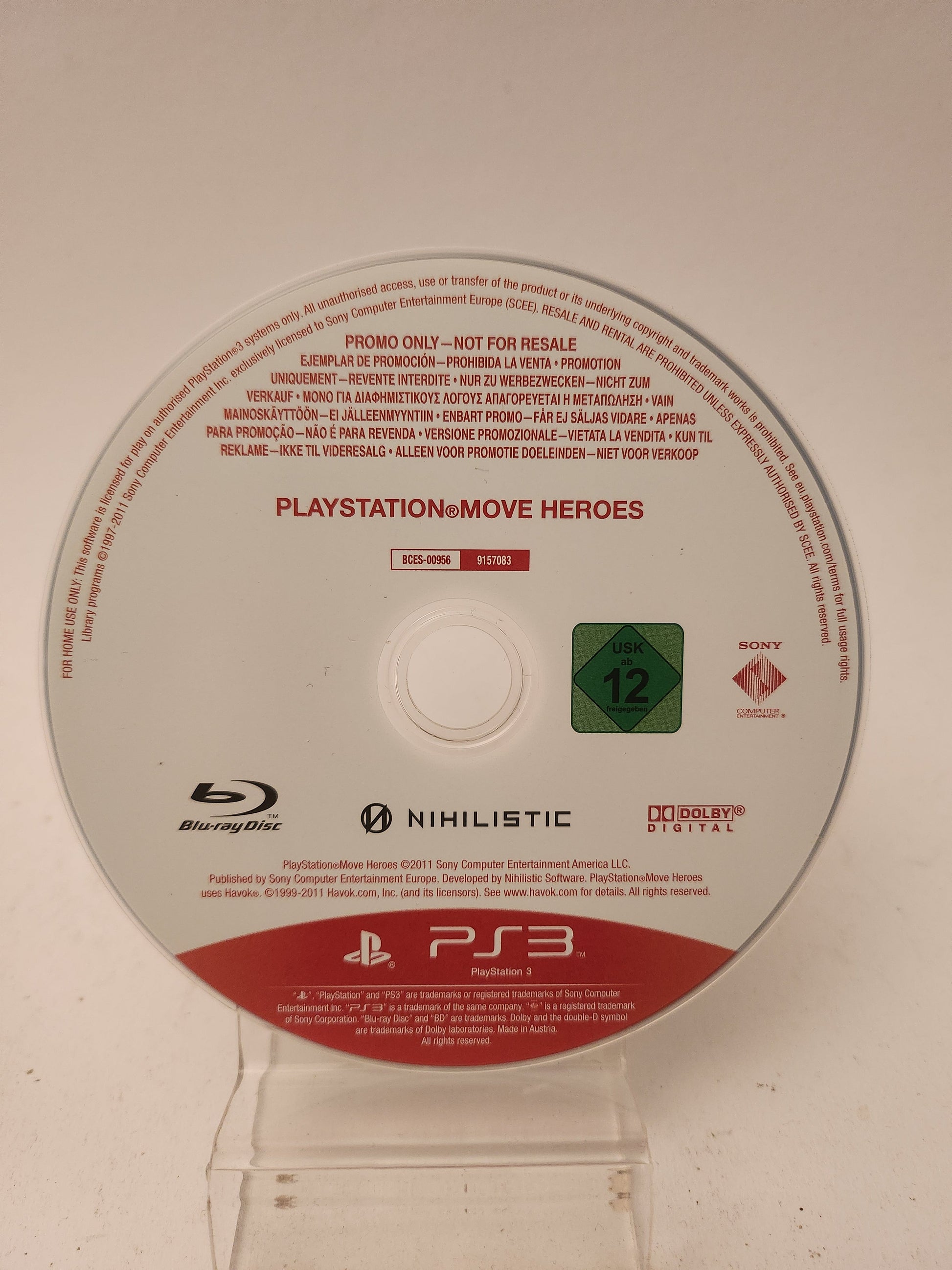 Move Heroes Promo Disc Playstation 2 - playstation 3 Games