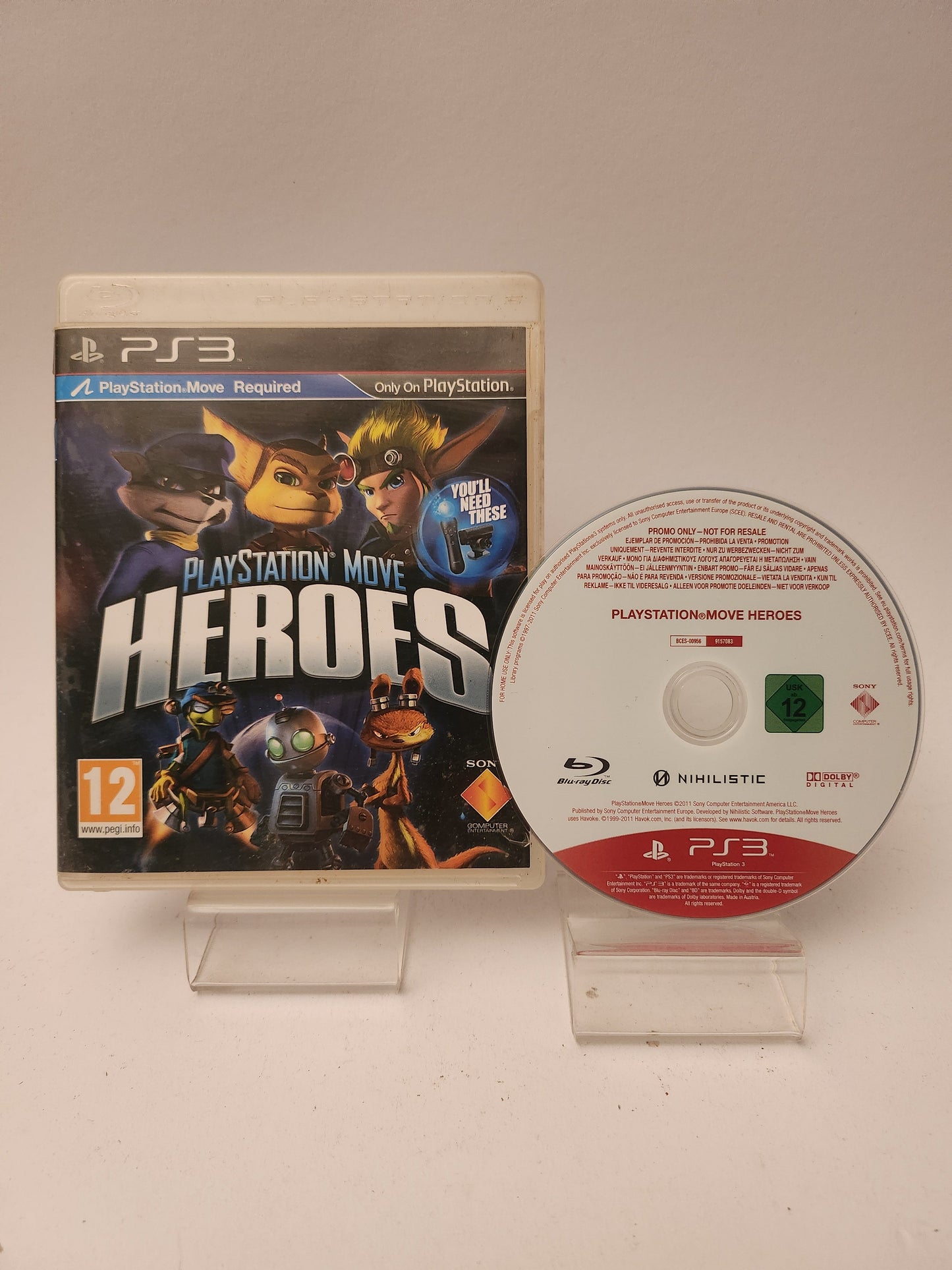 Move Heroes Promo Disc Playstation 2 - playstation 3 Games
