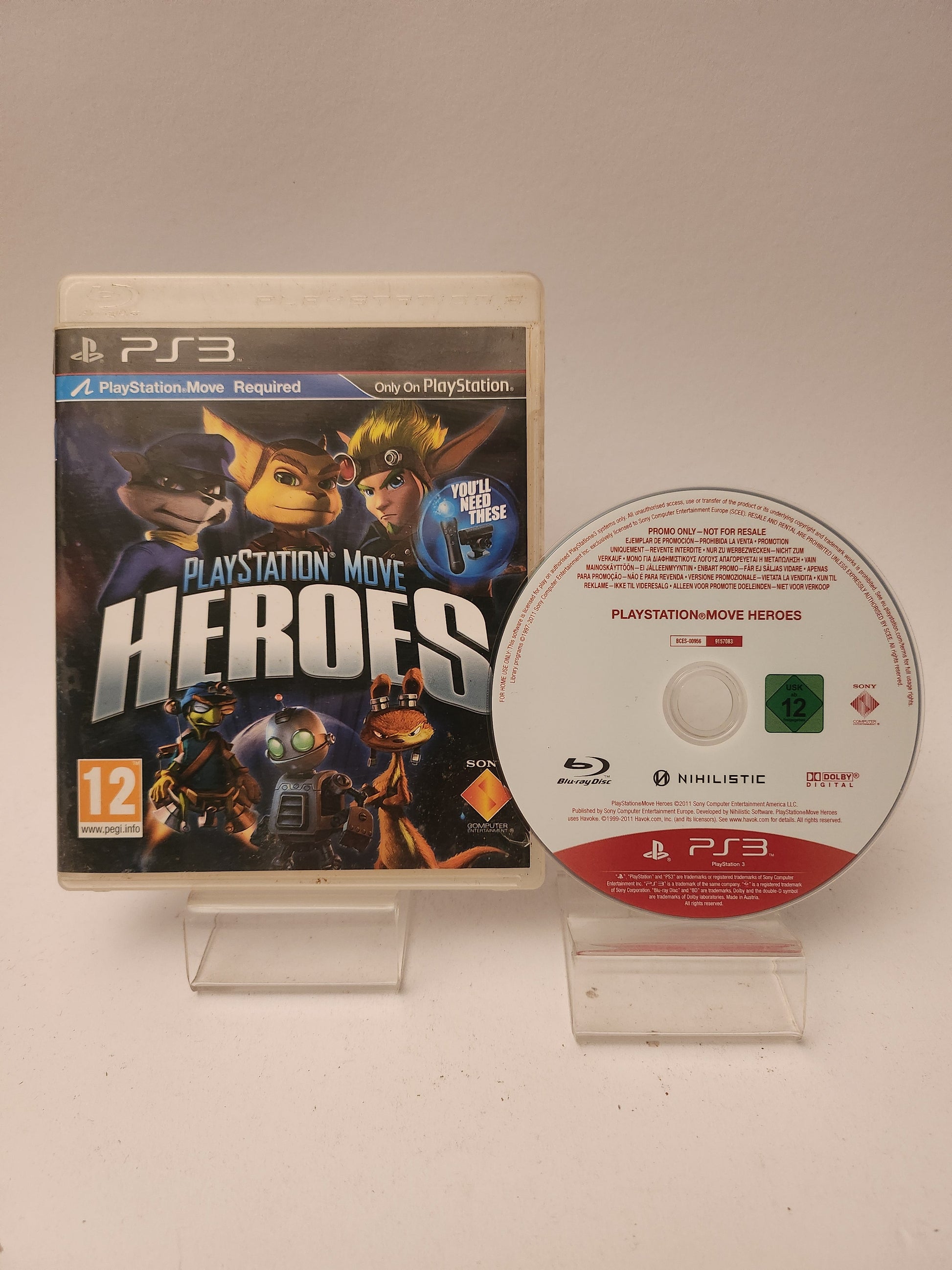 Move Heroes Promo Disc Playstation 2 - playstation 3 Games