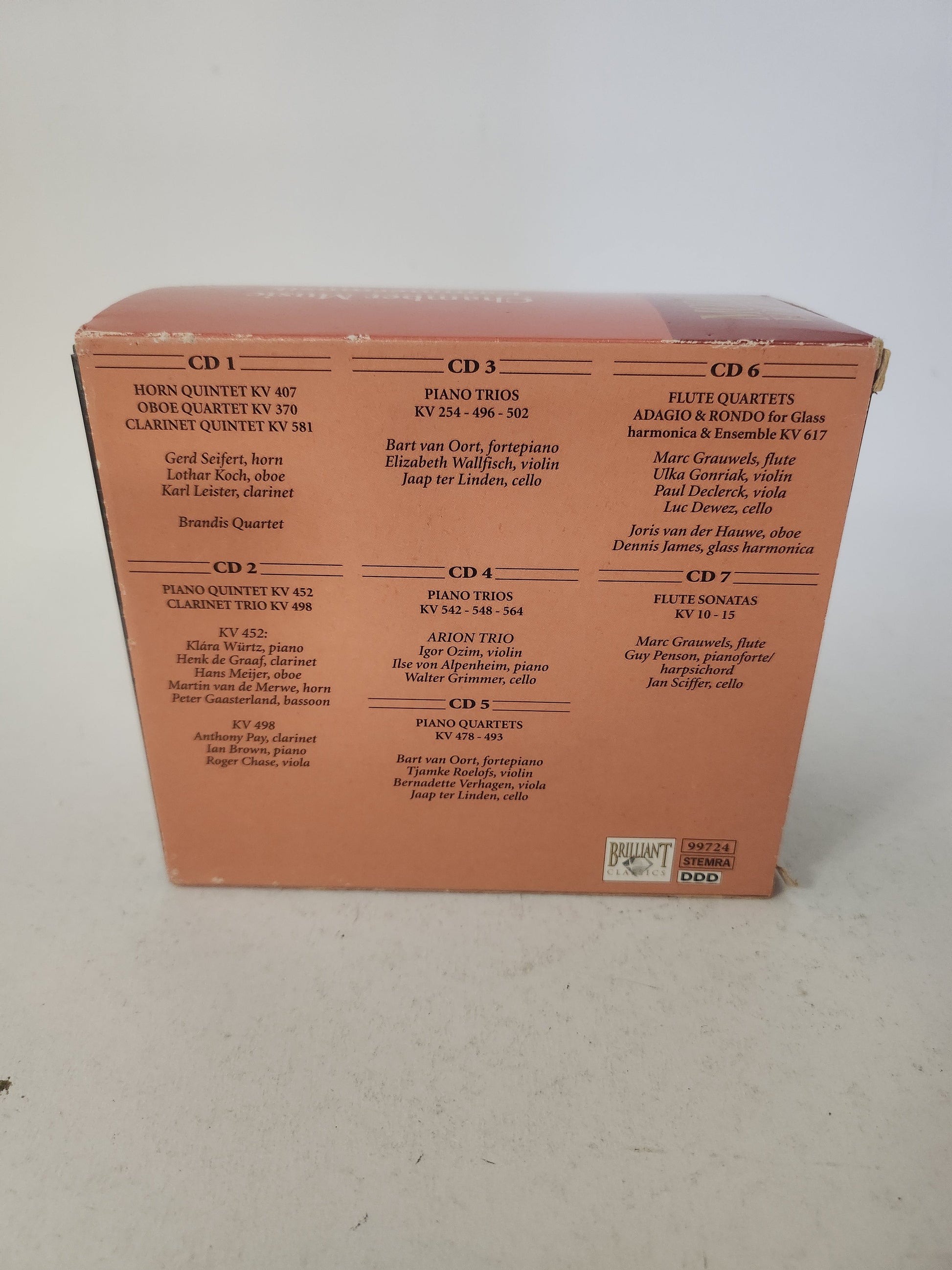 Mozart Edition: Chamber Music Volime 10 CD Box - Cd