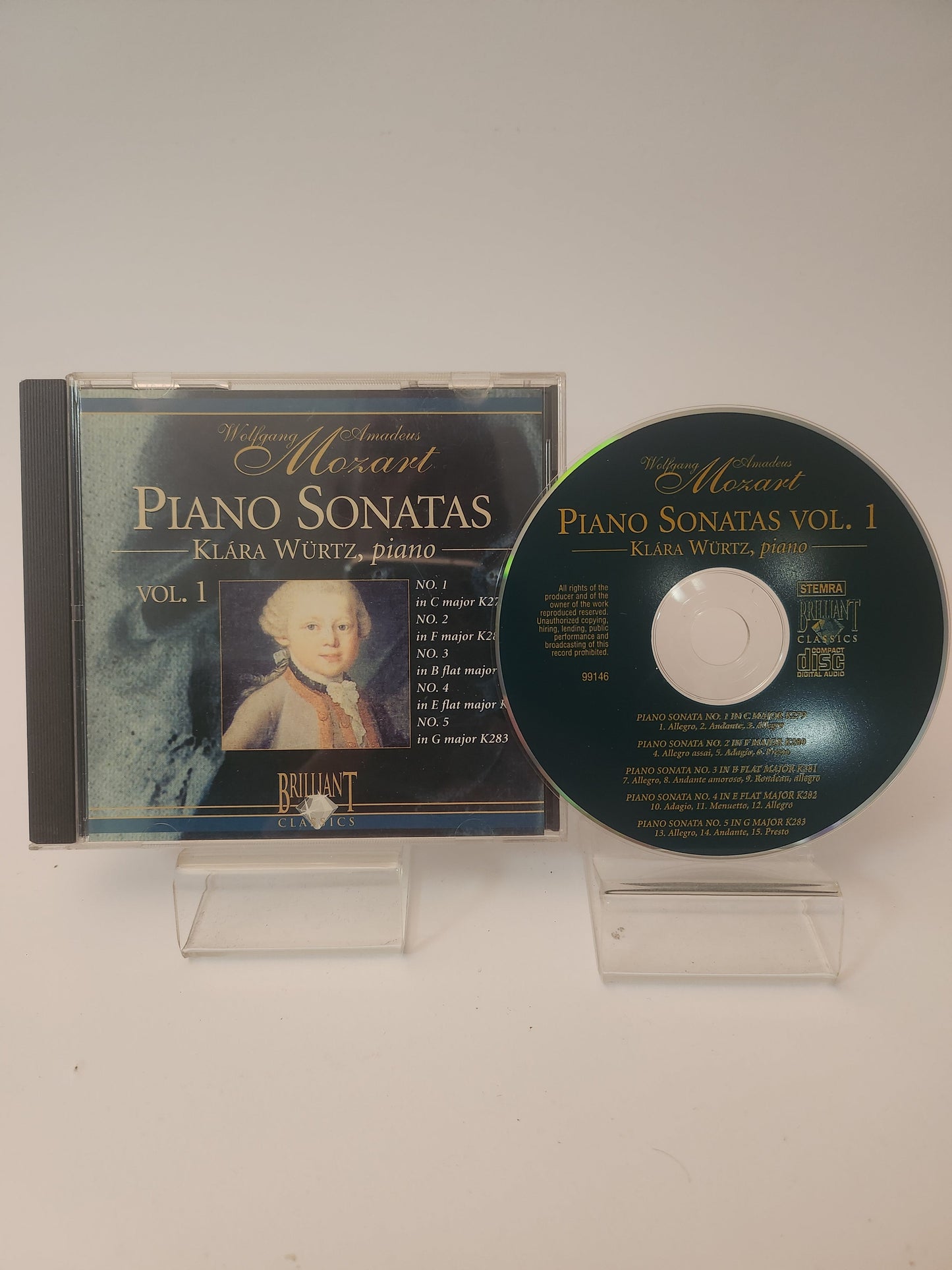 Mozart: Piano Sonatas Volume 1 CD - Cd