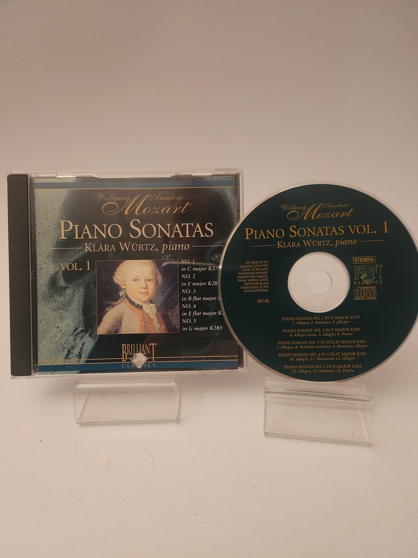 Mozart Piano Sonatas Volume 1 CD - Cd