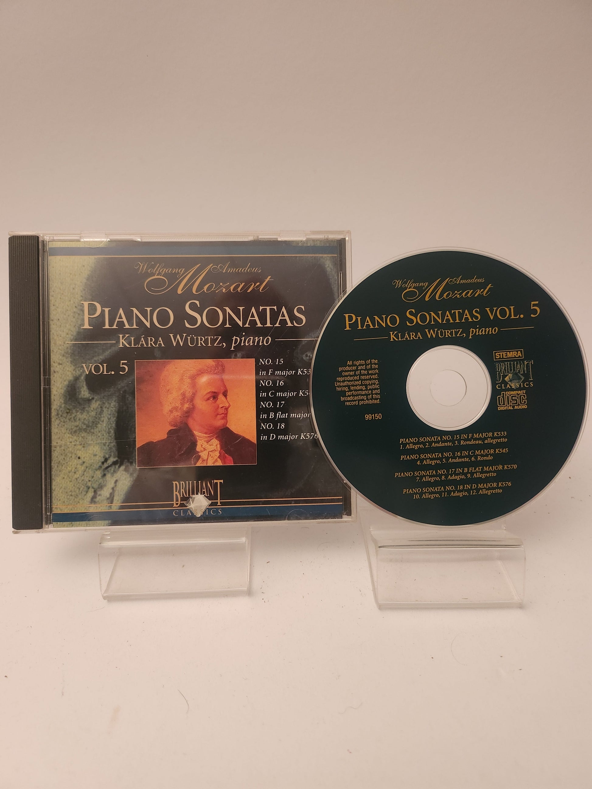 Mozart: Piano Sonatas Volume 5 CD - Cd