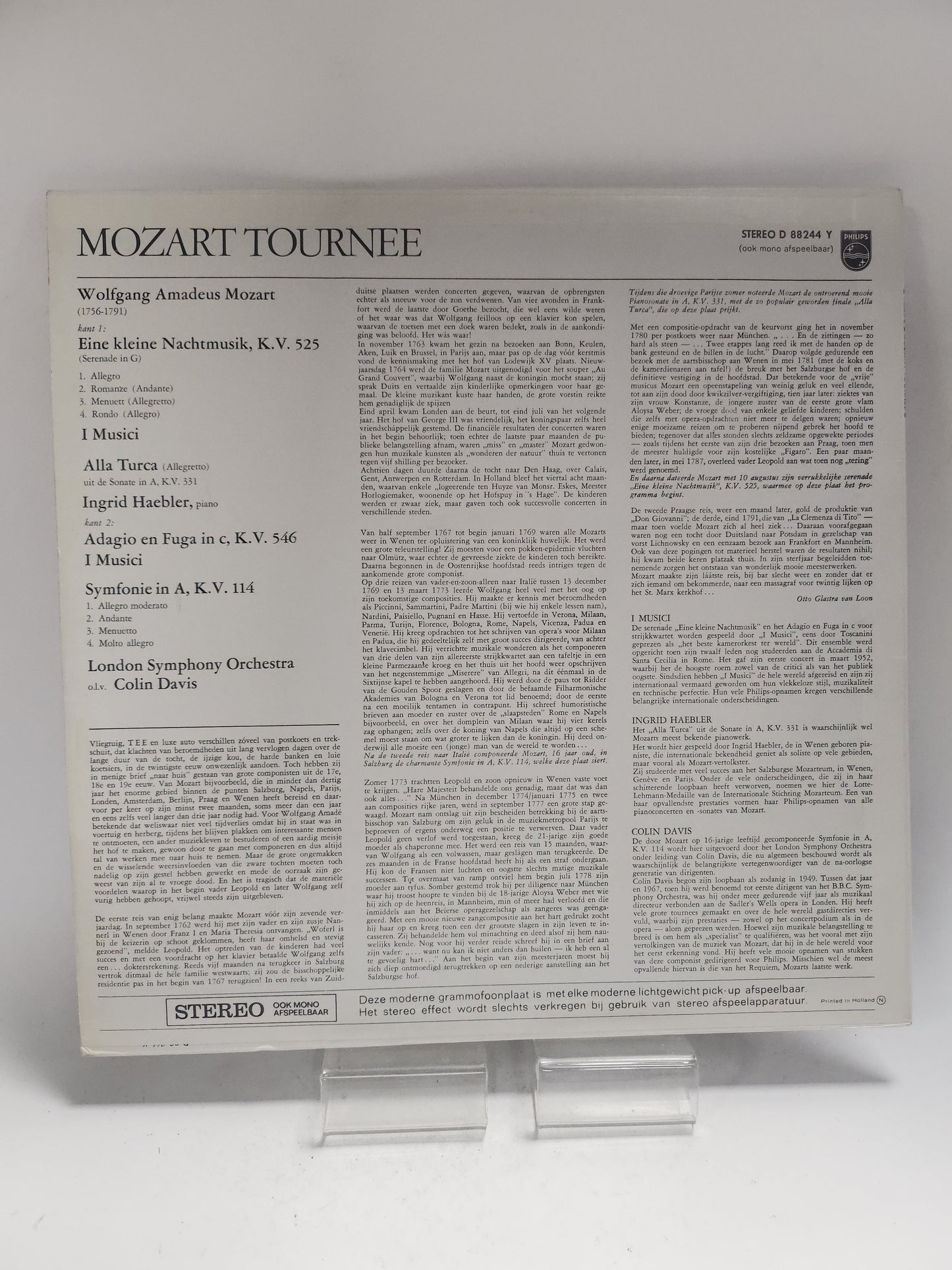 Mozart Tournee LP Vinyl - Lp Vinyl