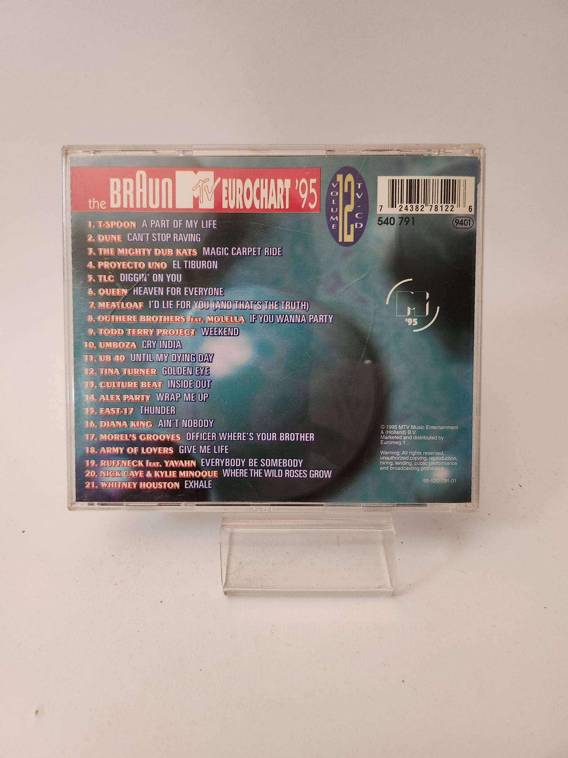 MTV Eurochart ’95 Volume 12 CD - Cd