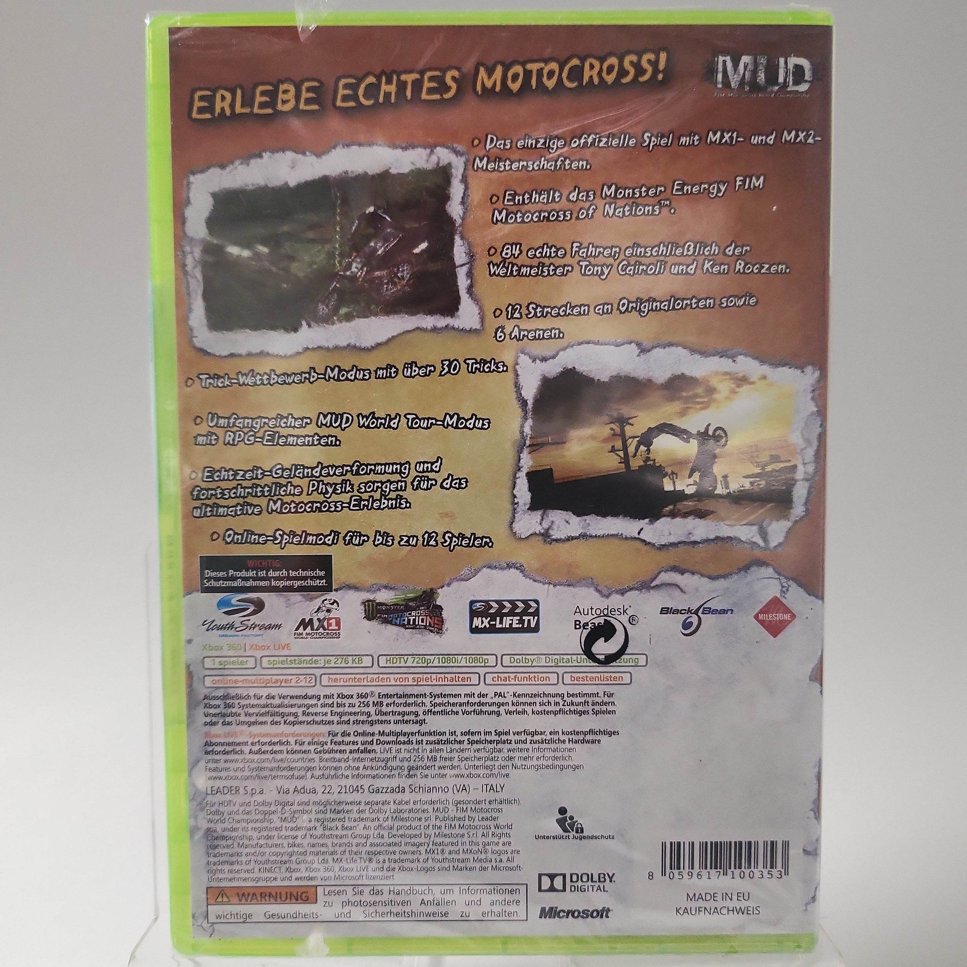 MUD Fim Motocross World Championship geseald Xbox 360 - Feniks Gameshop