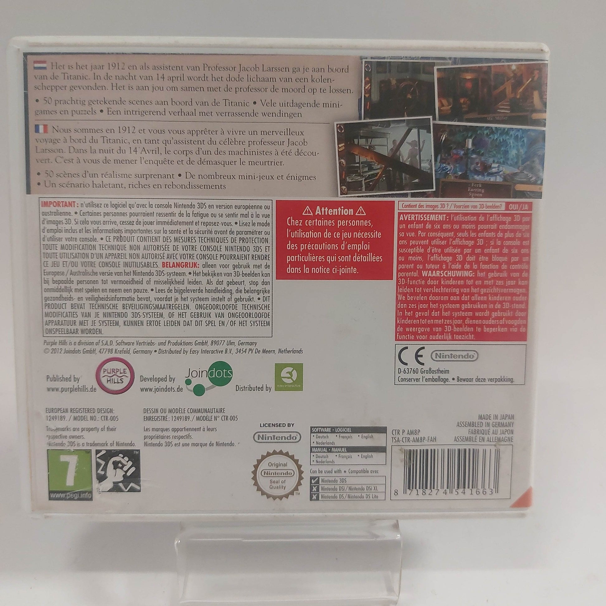 Murder on the Titanic Nintendo 3DS - Feniks Gameshop